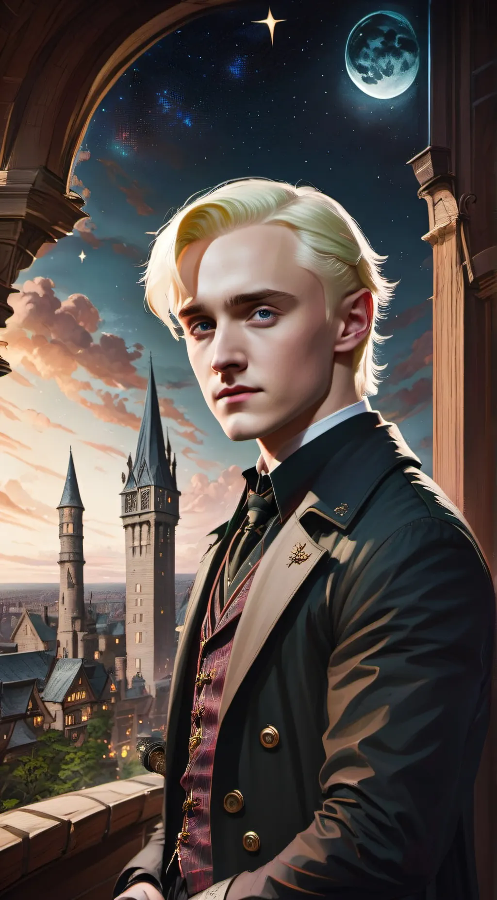 ai character: Draco malfoy  background