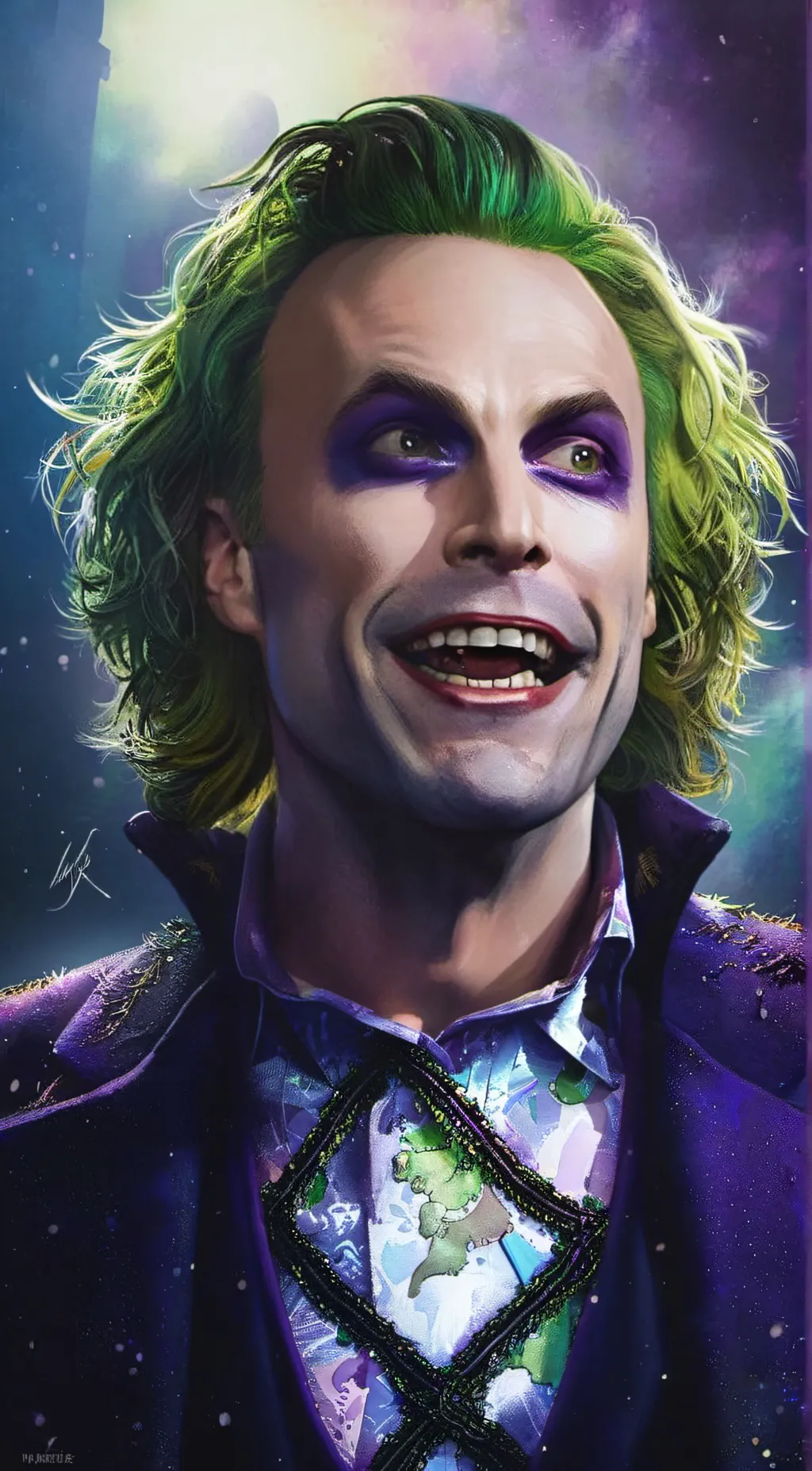 ai character: Beetle juice background