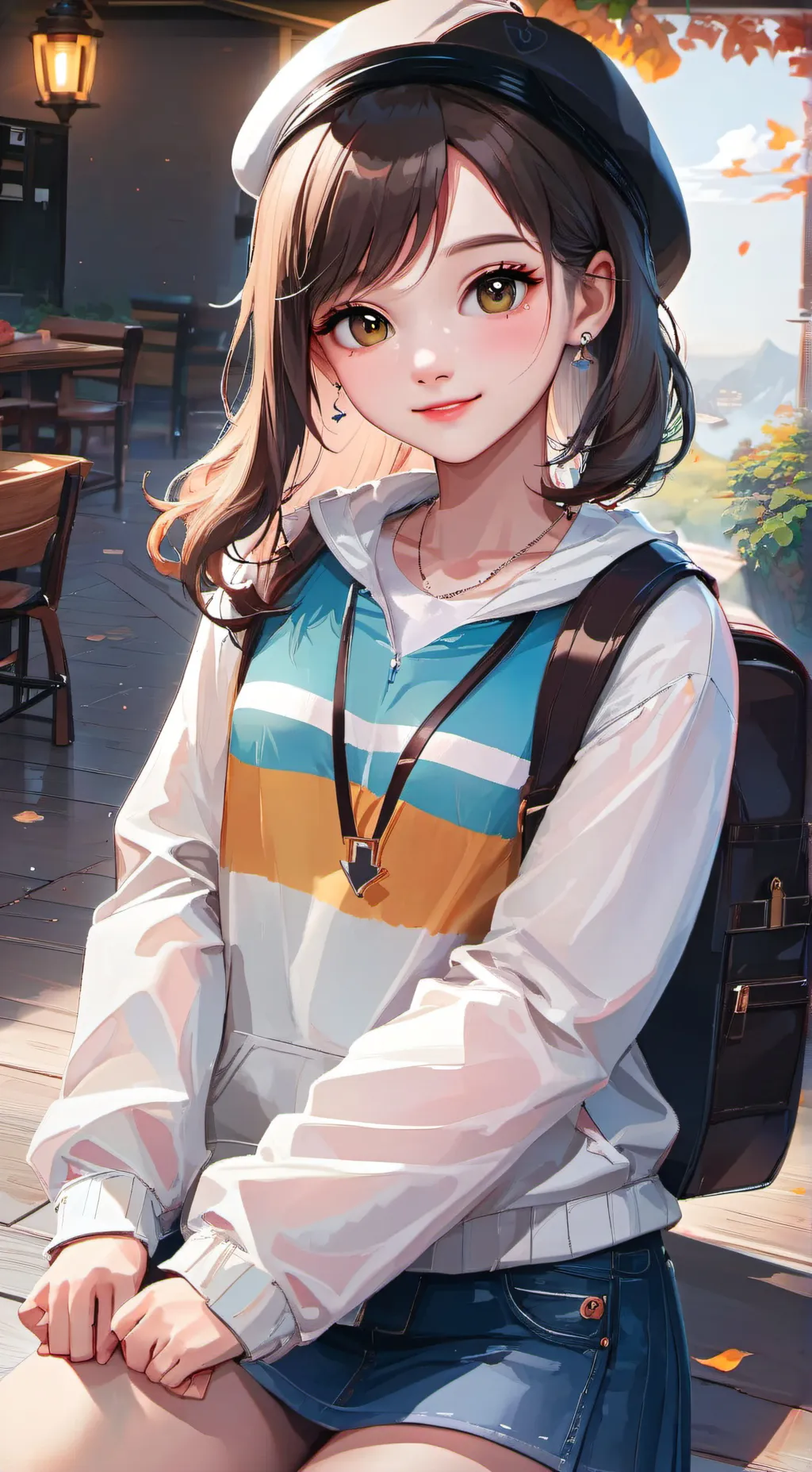 ai character: Lena  background