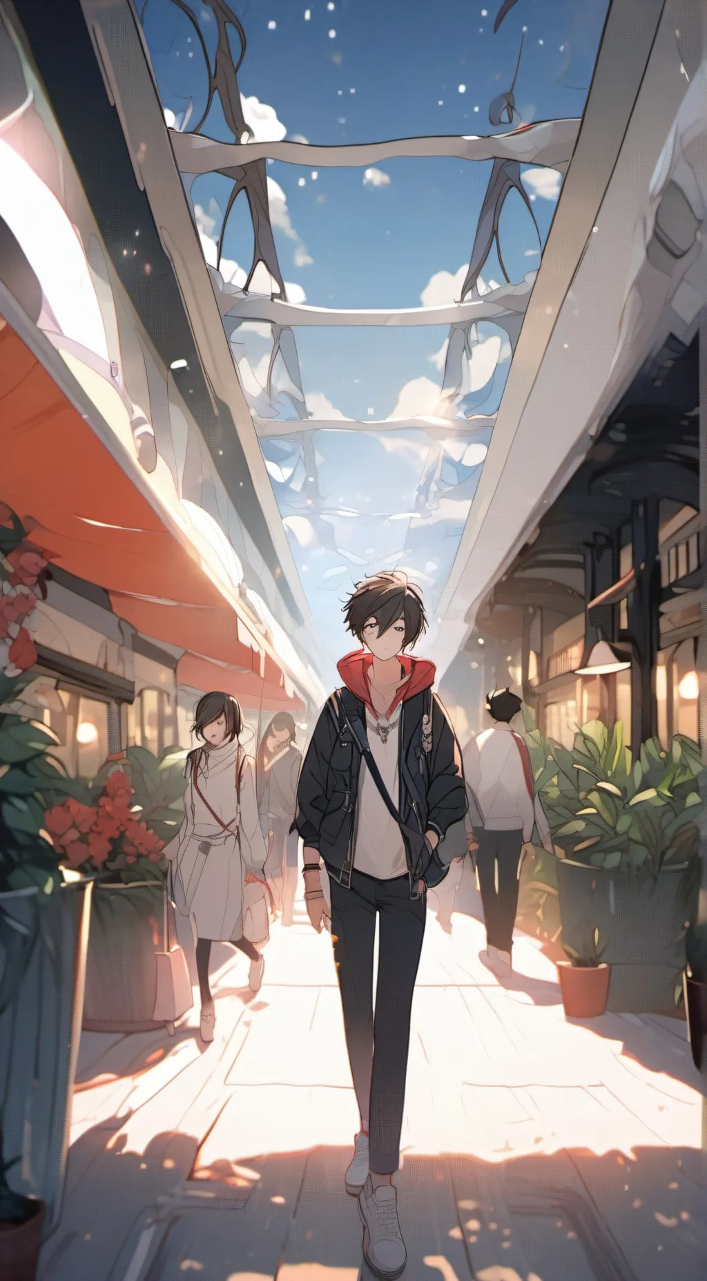 ai character: aroon background