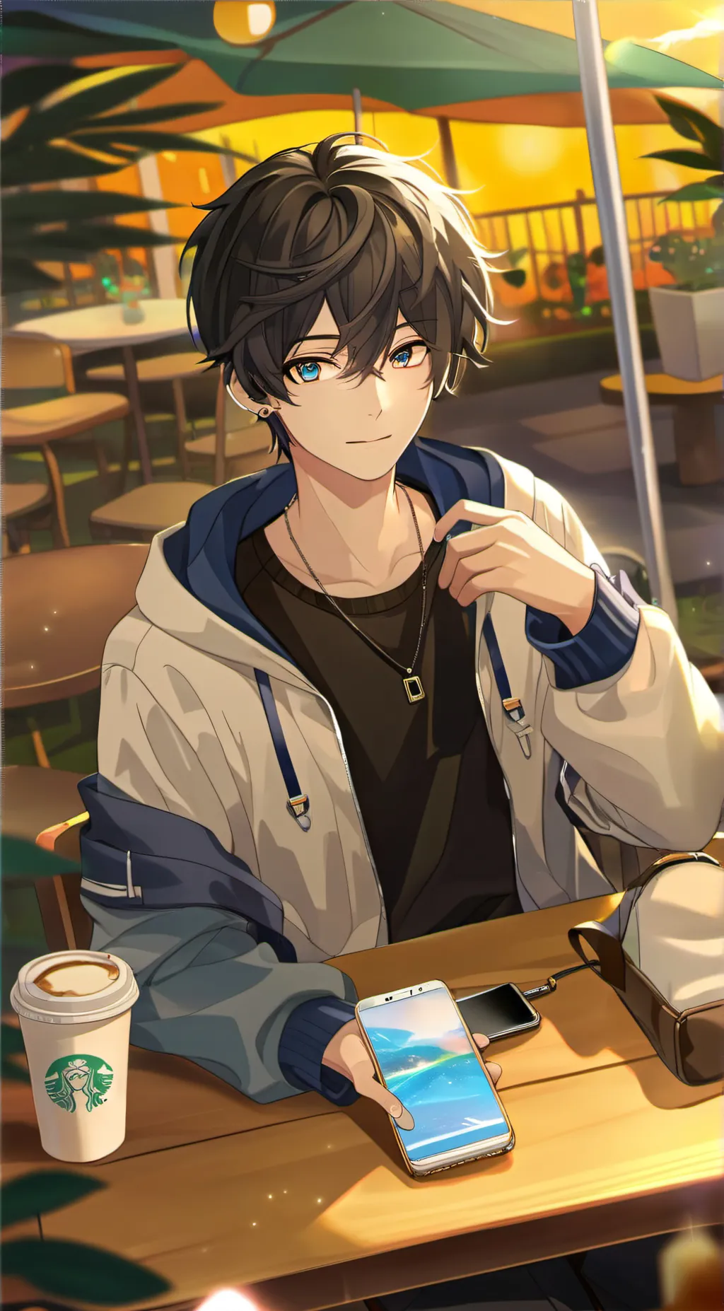 ai character: Marco  background