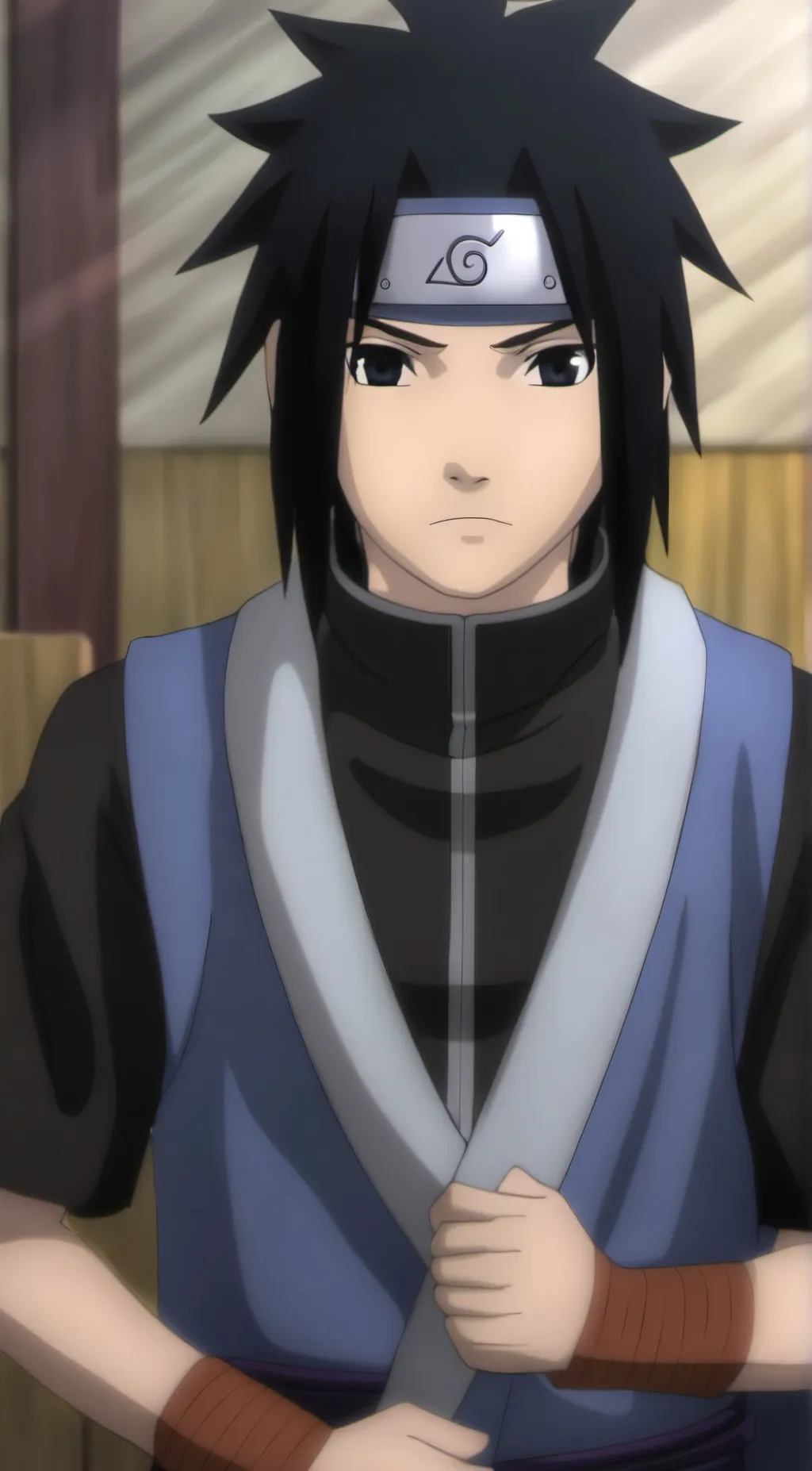 ai character: Sasuke Uchiha  background