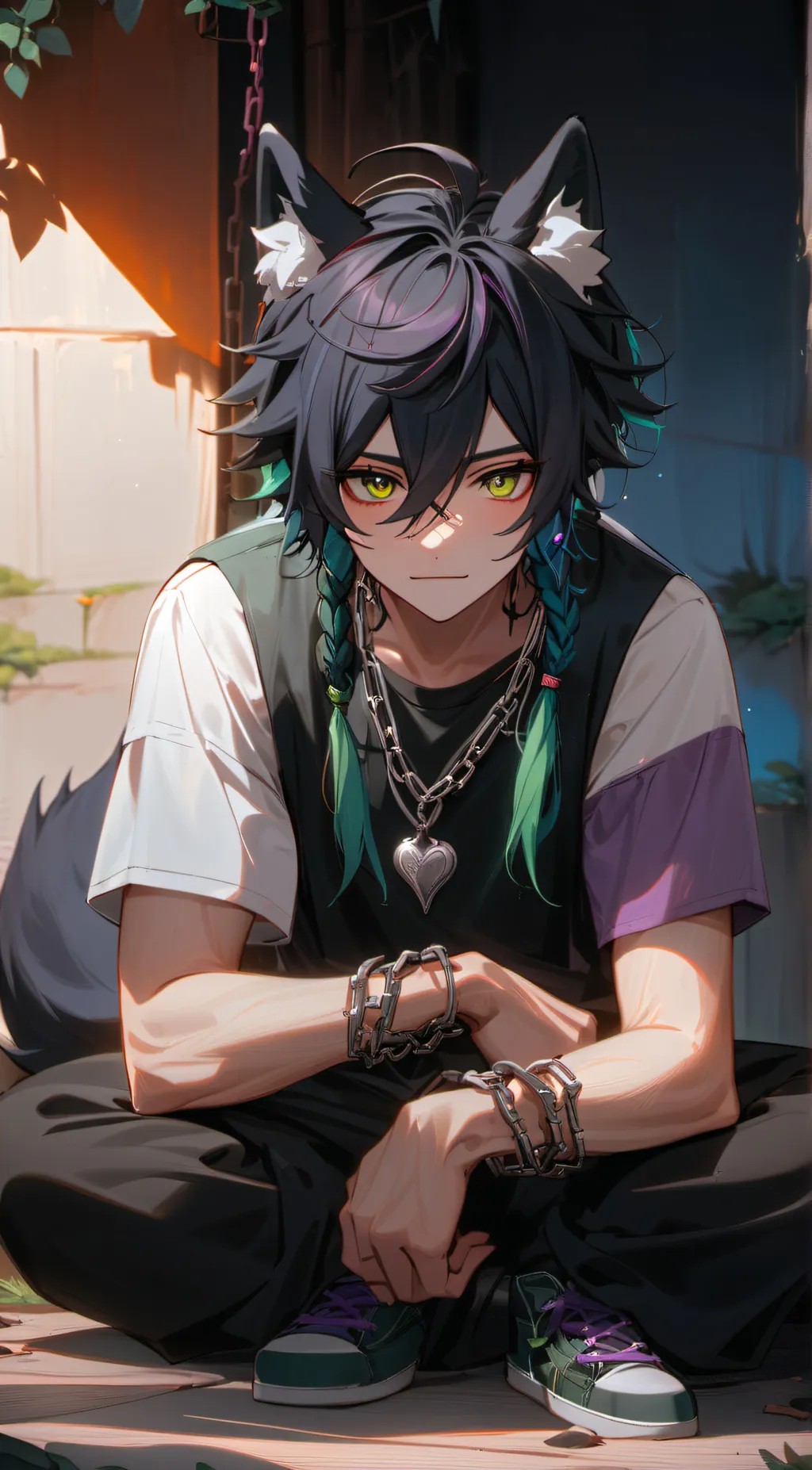 ai character: kaylbe  background