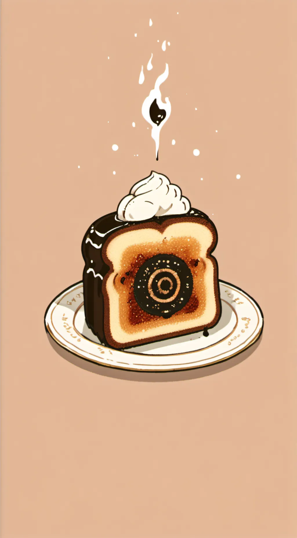 ai character: Toasty  background