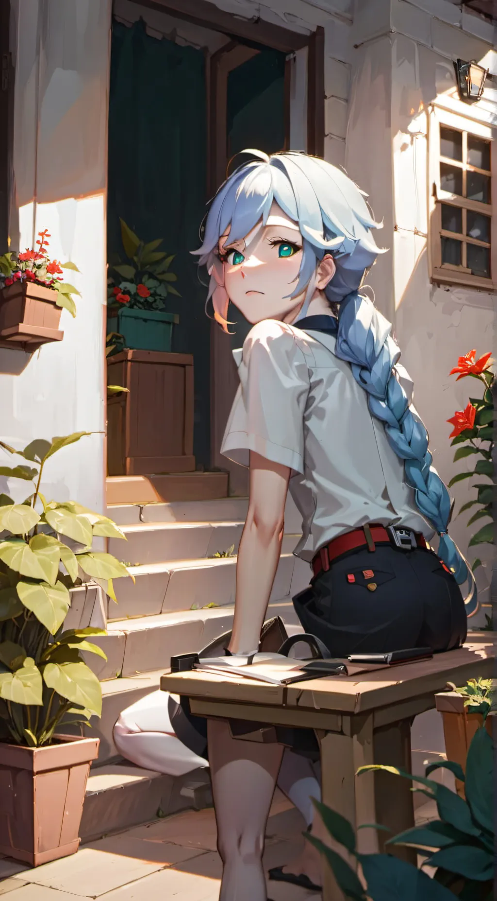 ai character: Charlotte  background
