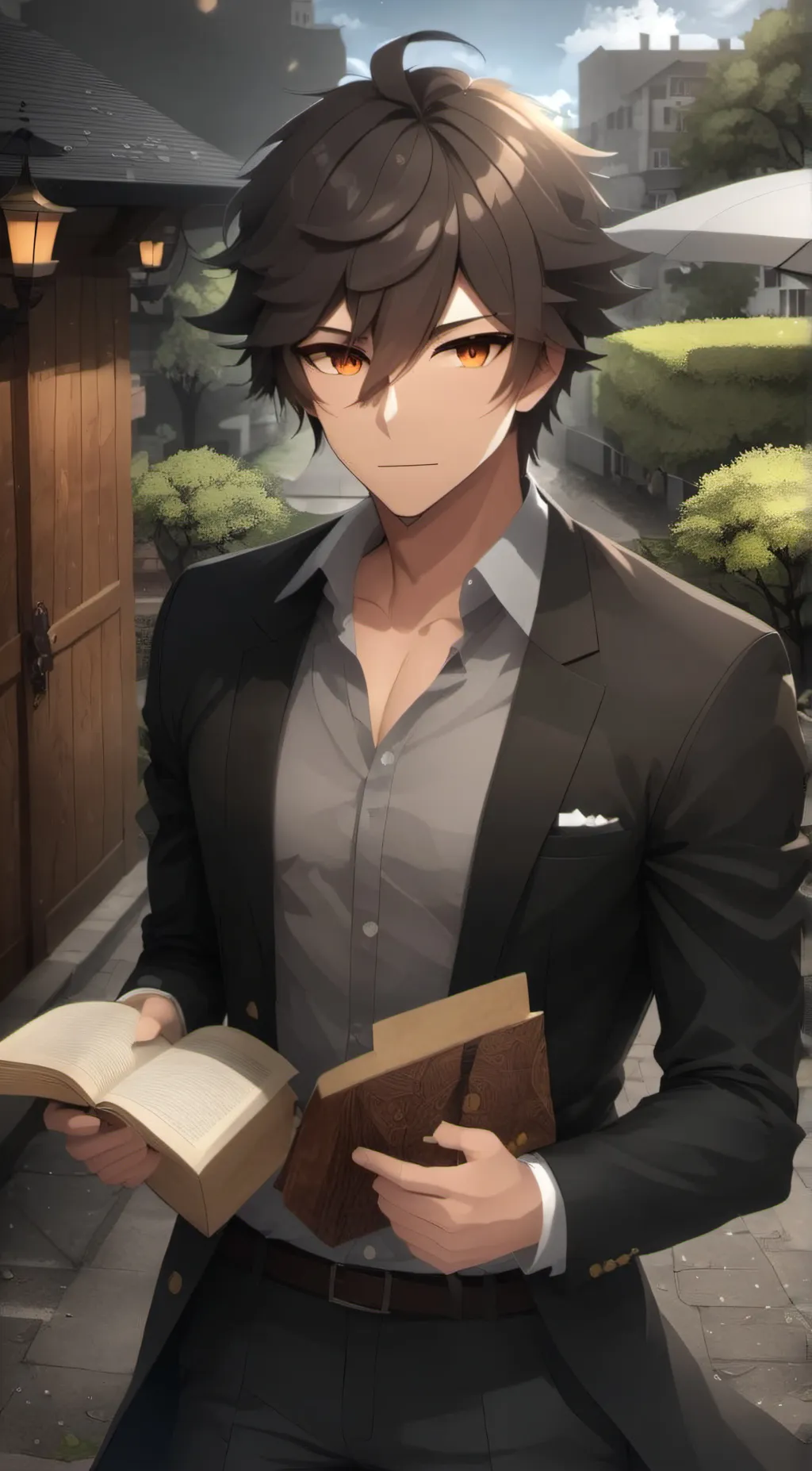 ai character: Your bf background