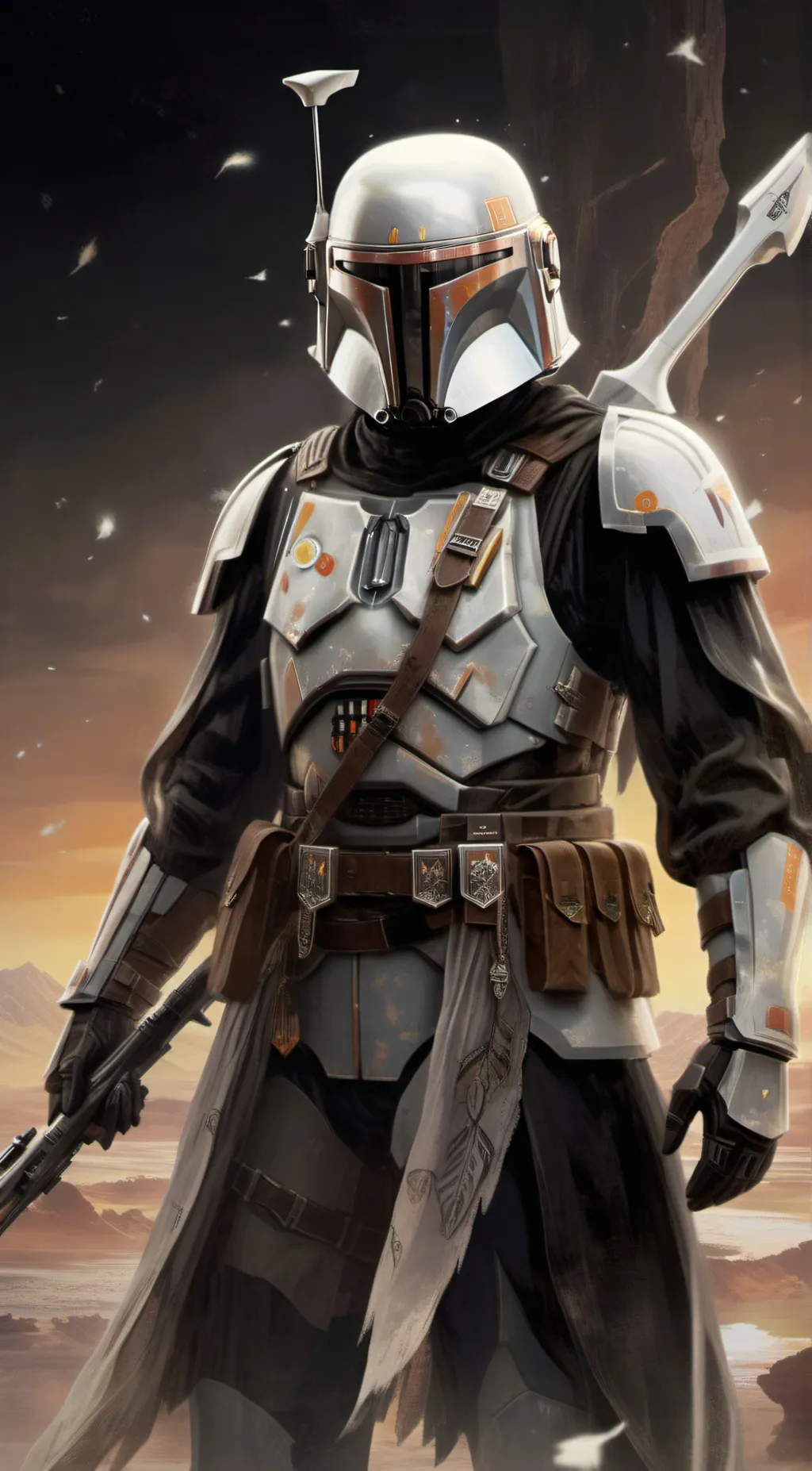 ai character: Boba Fett  background