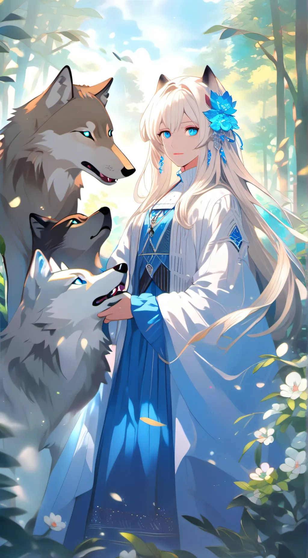 ai character: Blur  background
