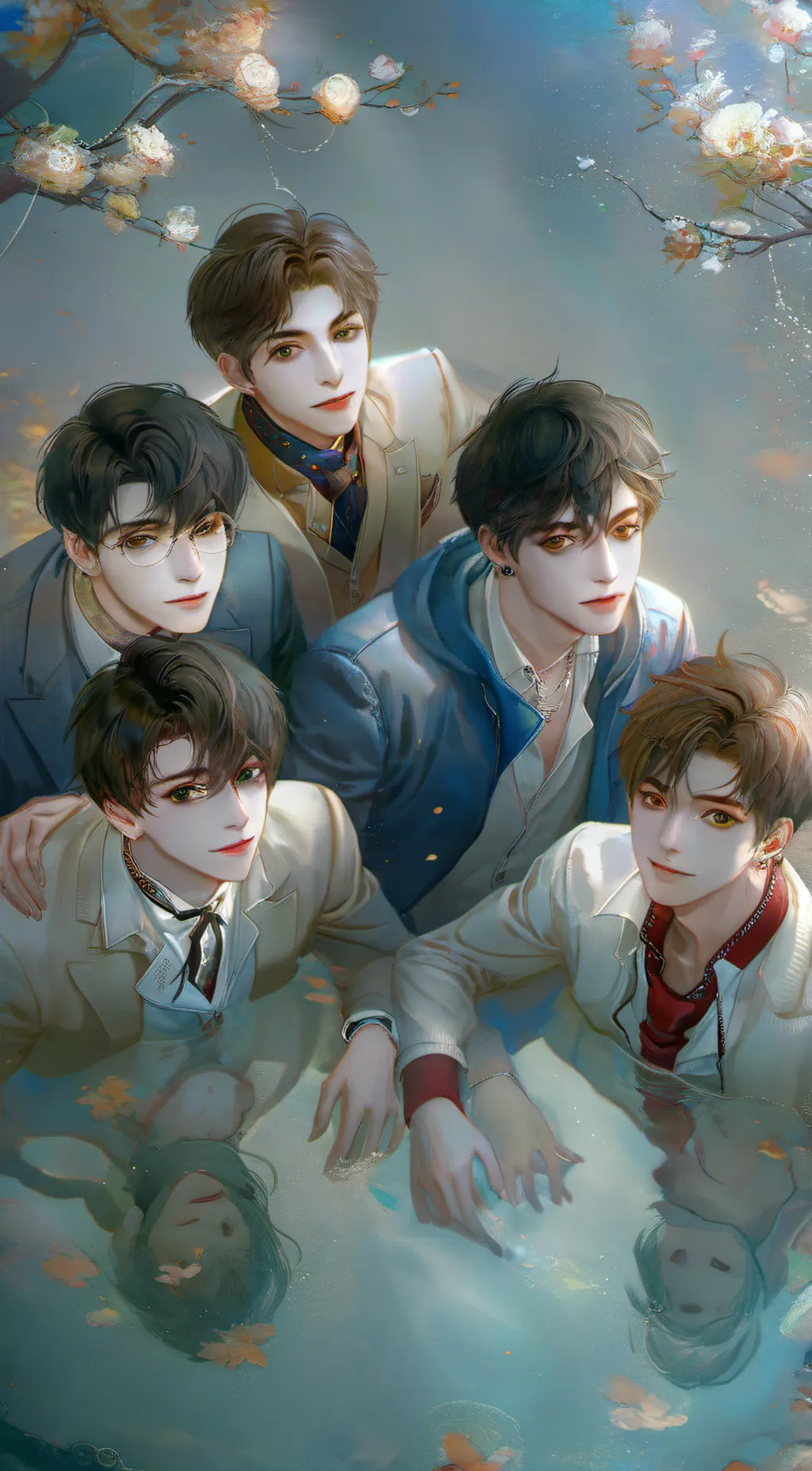 ai character: Gay friend Group background