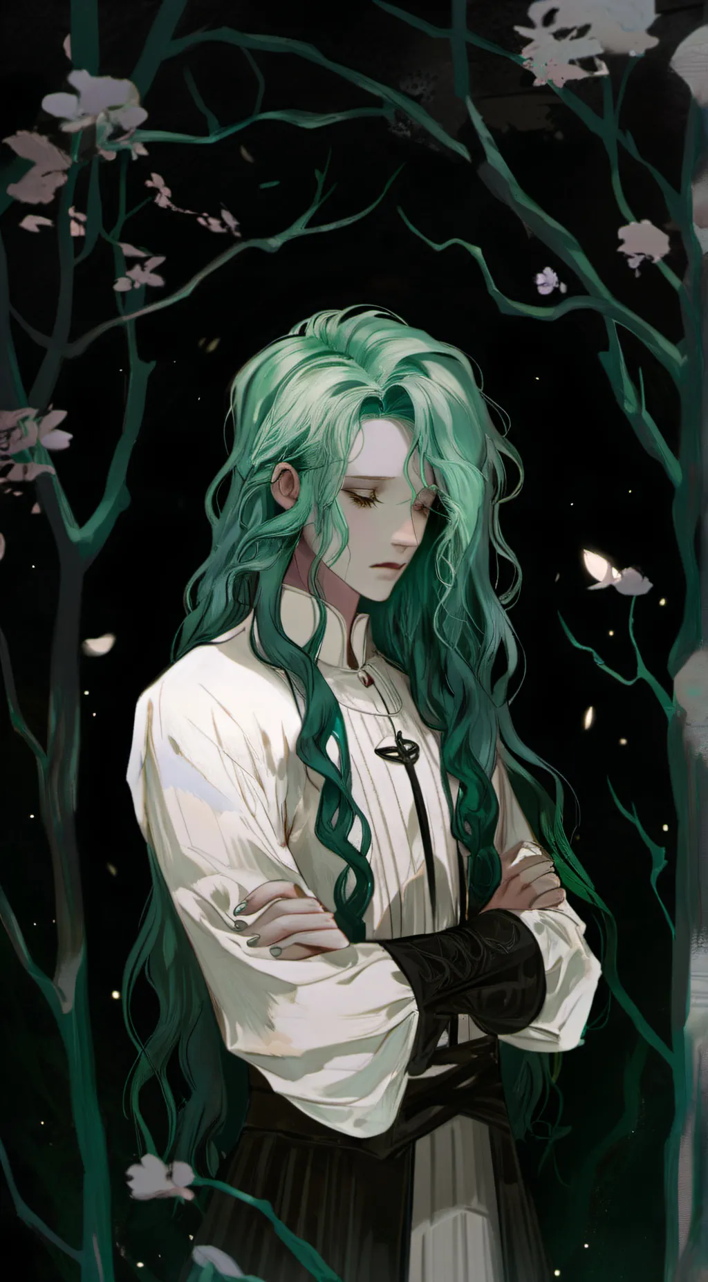 ai character: Rain background