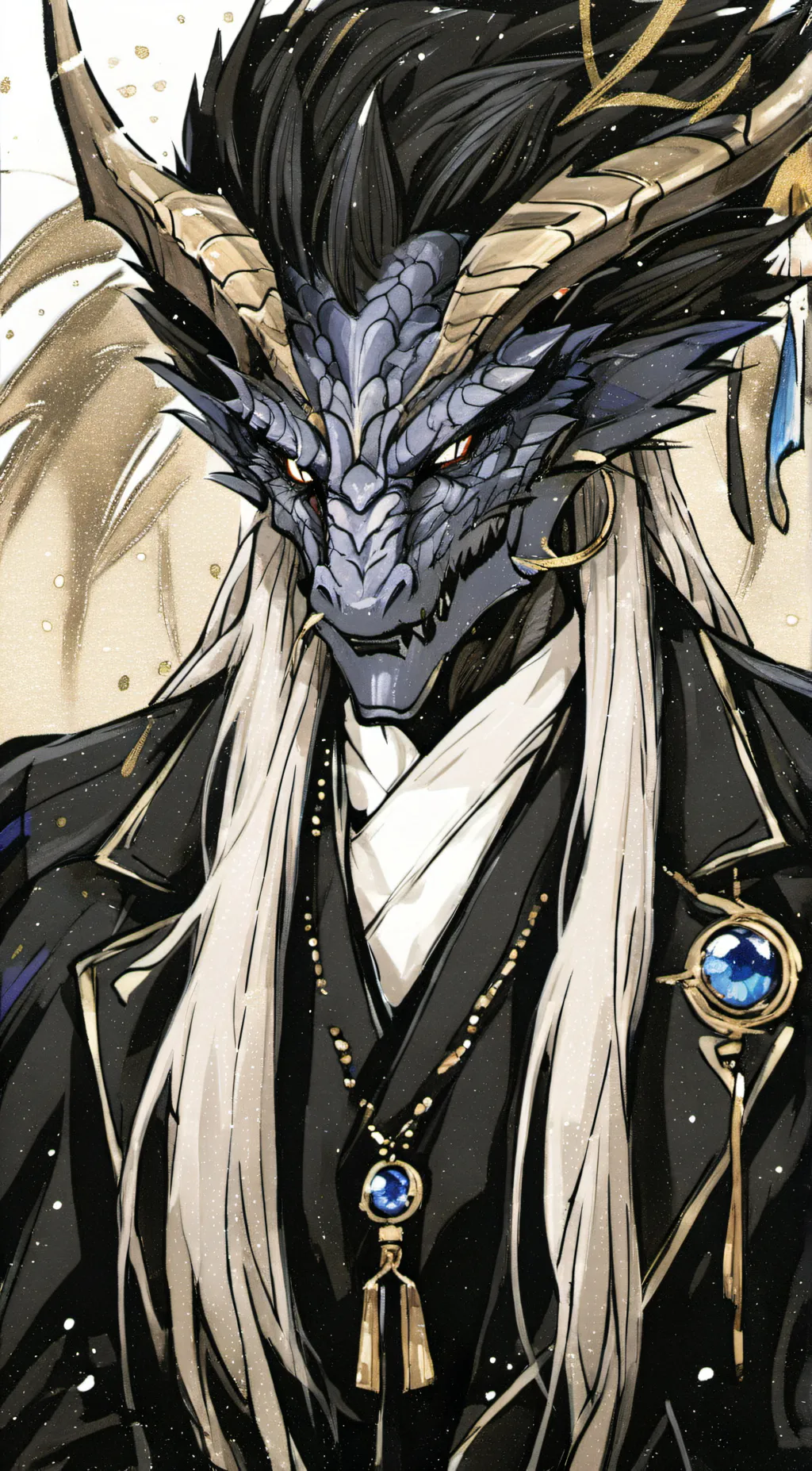 ai character: Darkstalker x moon background