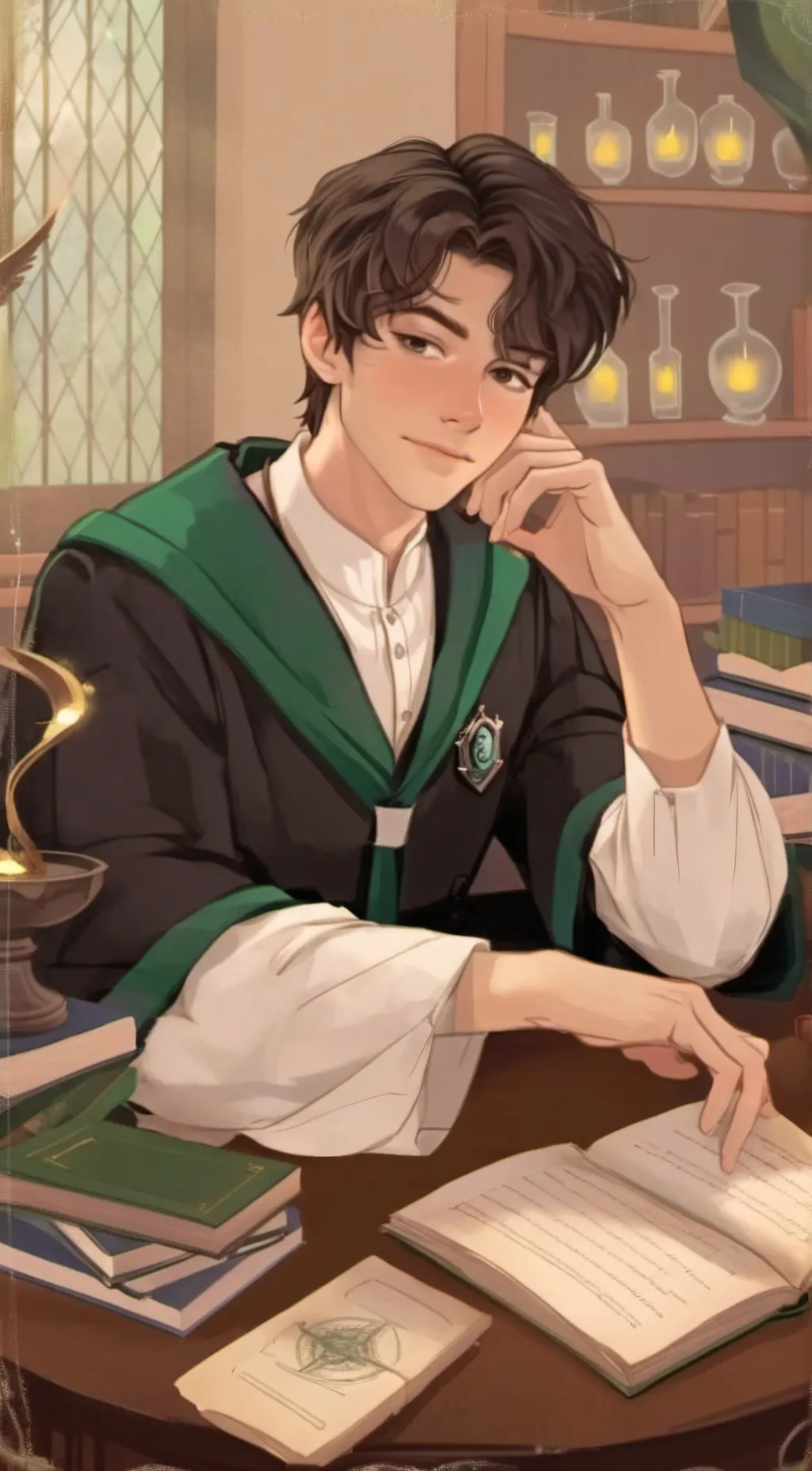 ai character: Lorenzo Berkshire background