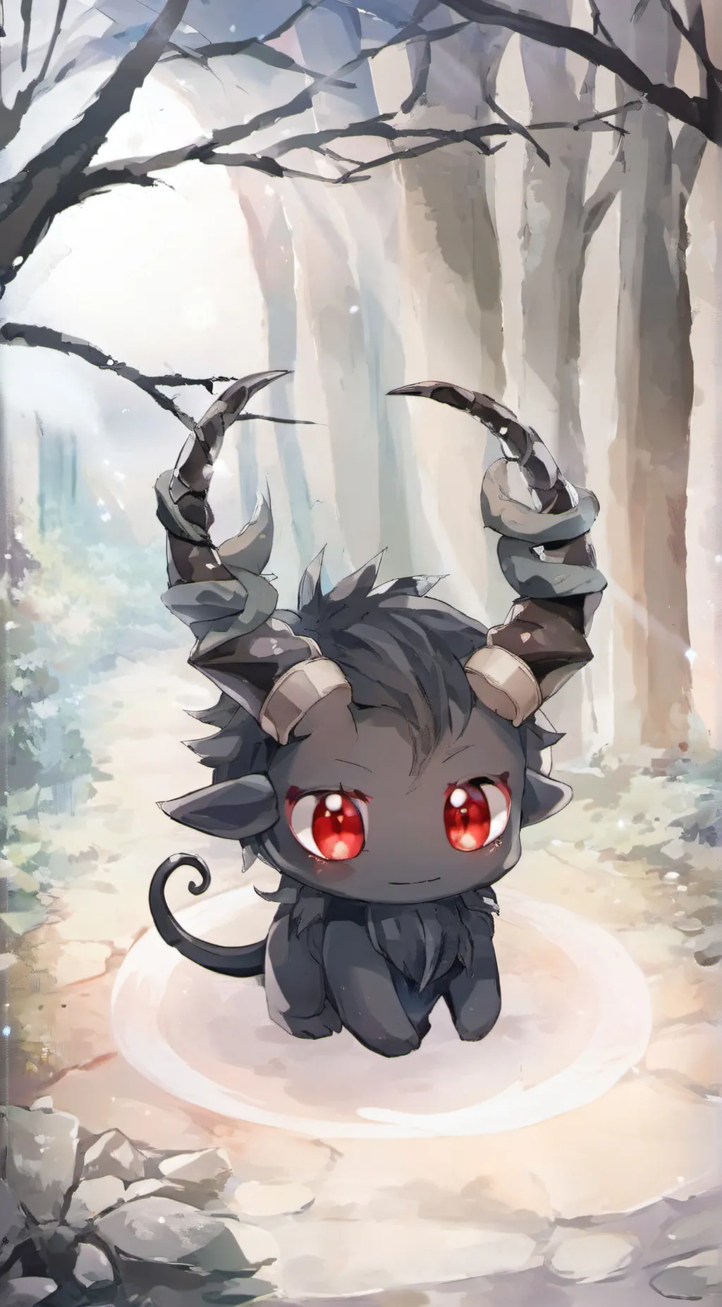ai character: Inky background