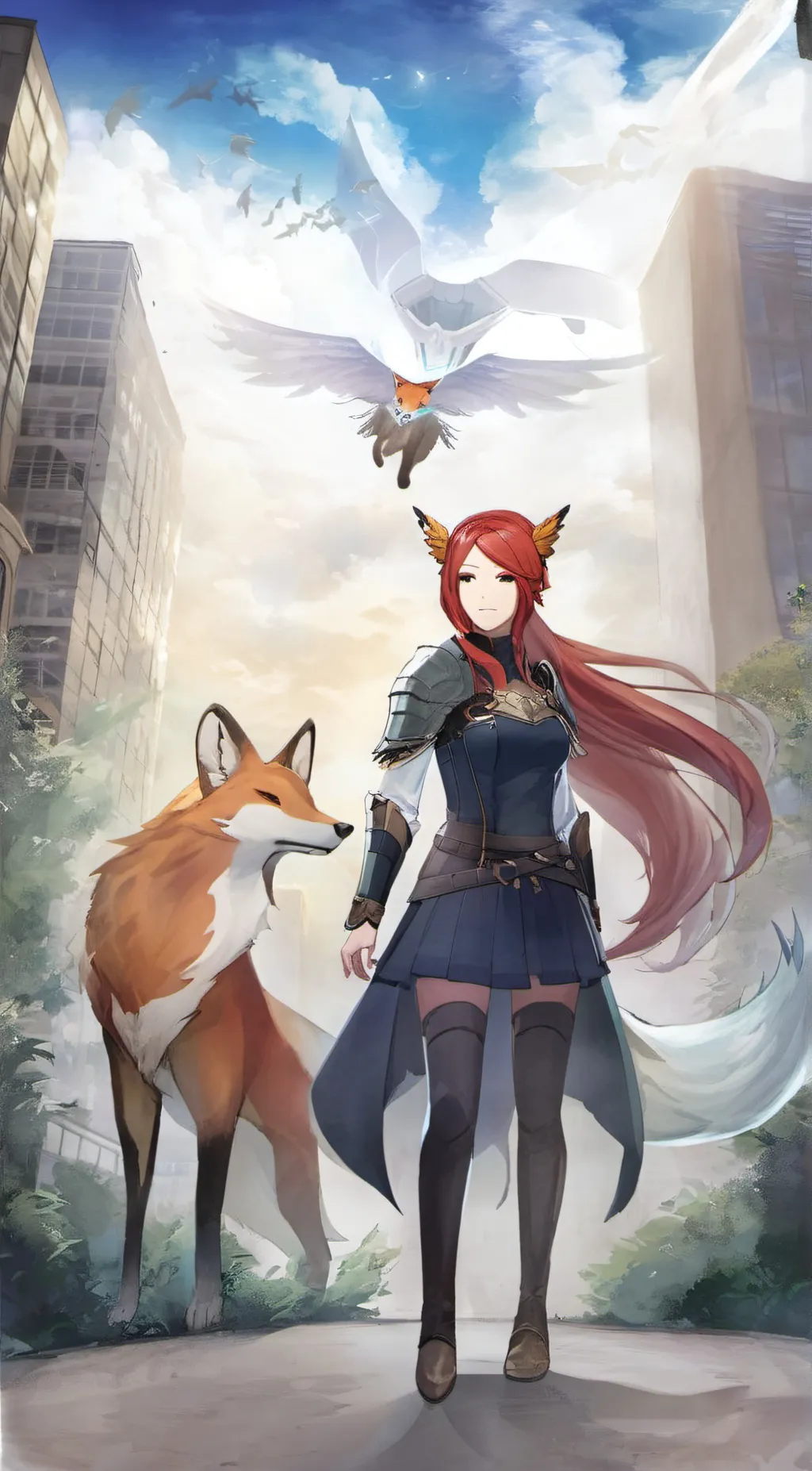 ai character: Kushina uzamaki  background