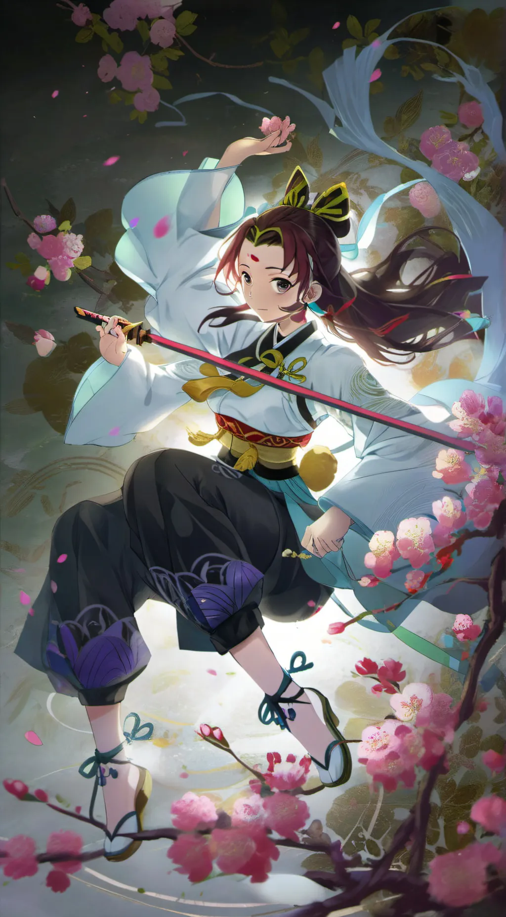 ai character: tanjirina background