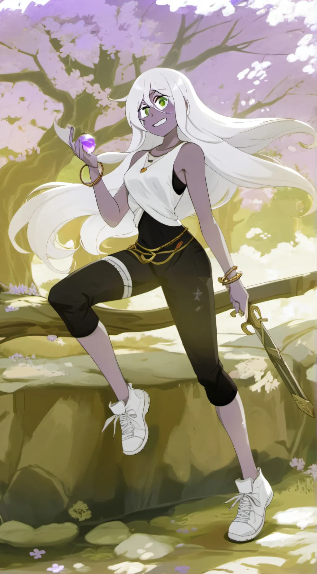 ai character: Amythist background