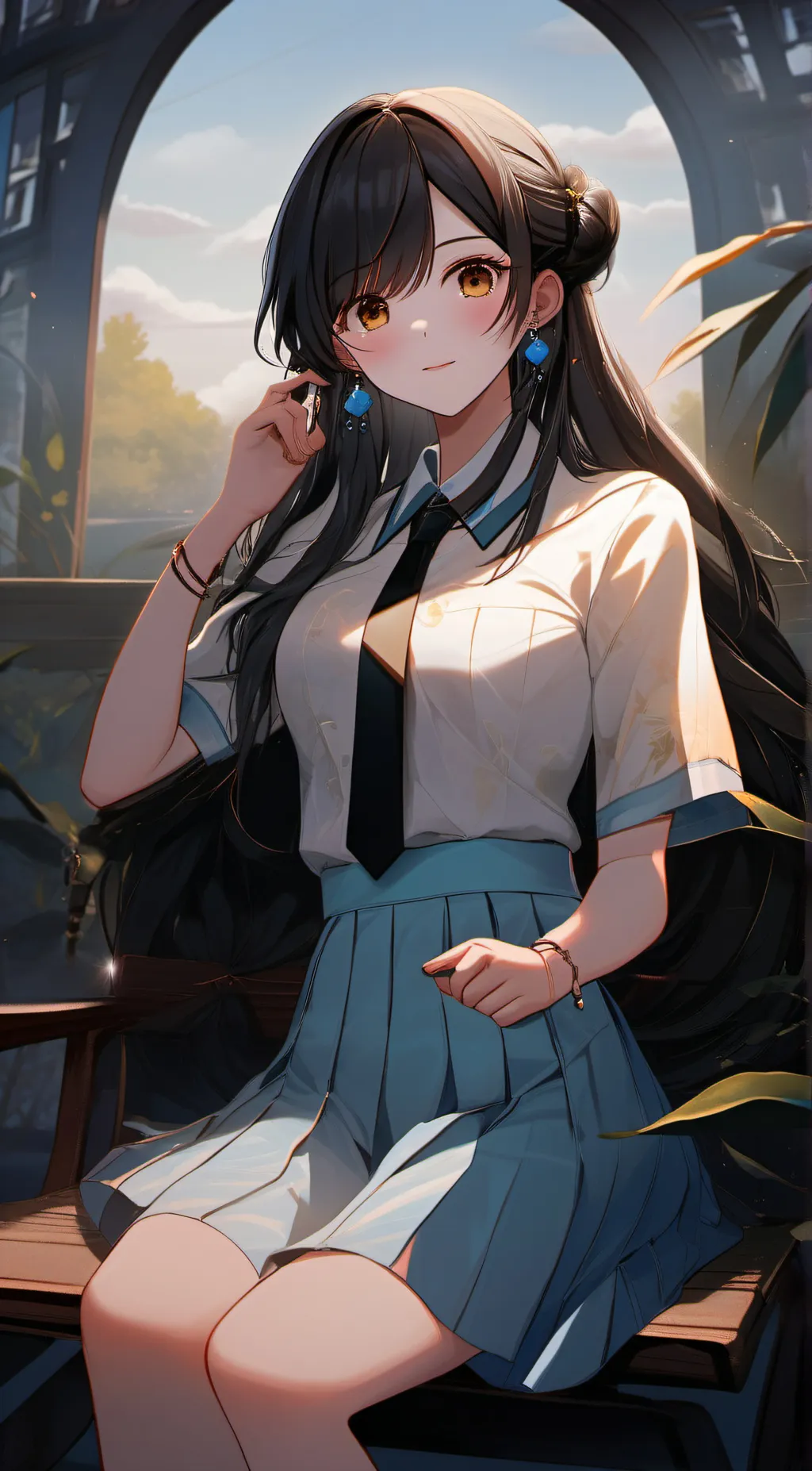 ai character: Babe background