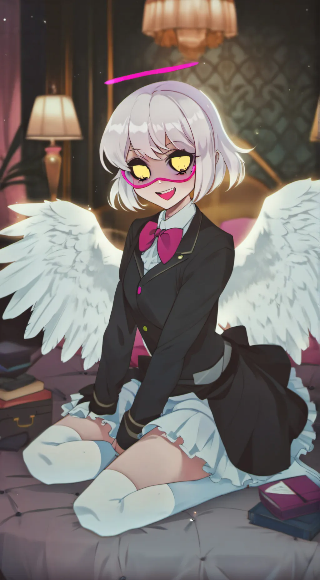 ai character: Angel dust?? background