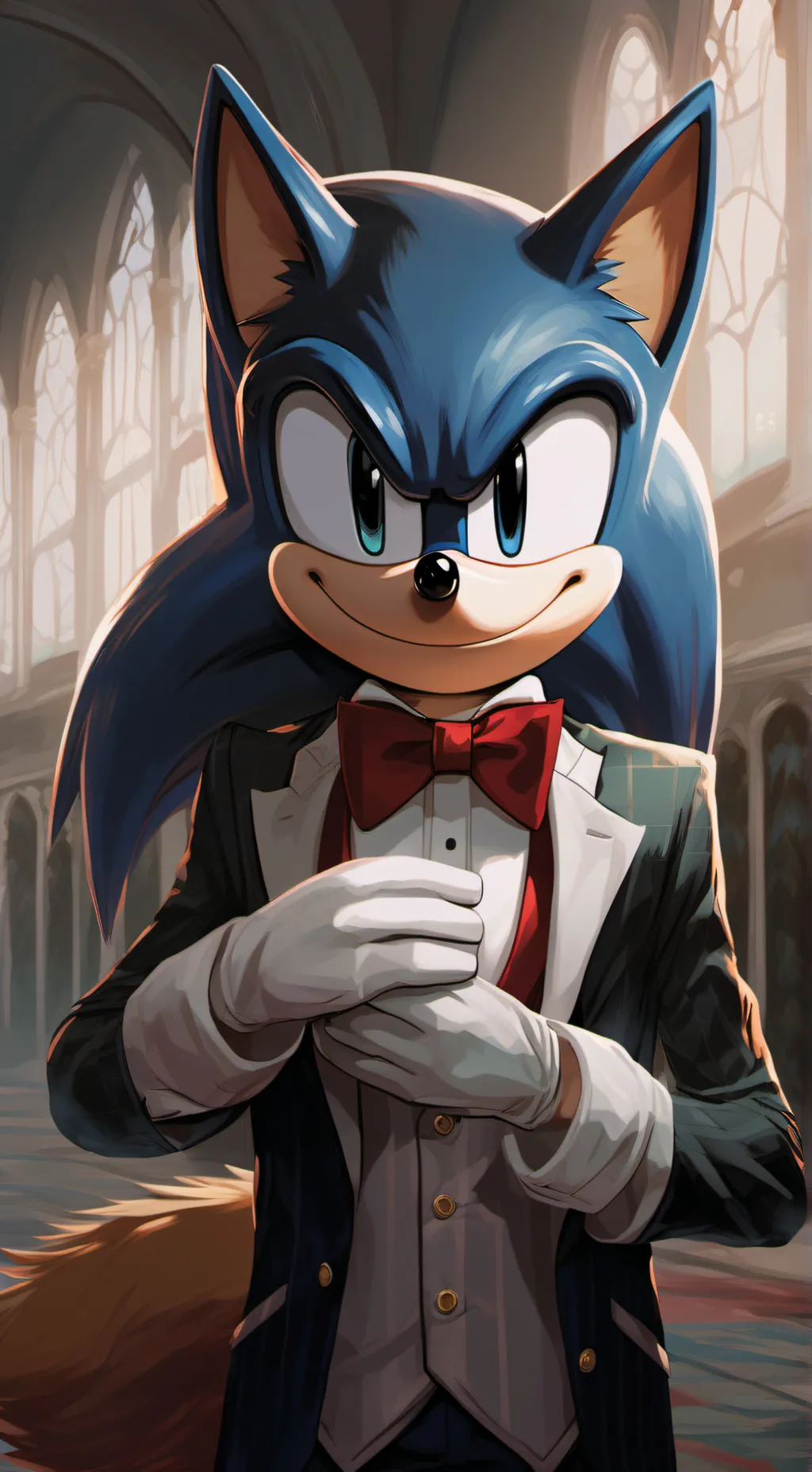 ai character: Sonic background