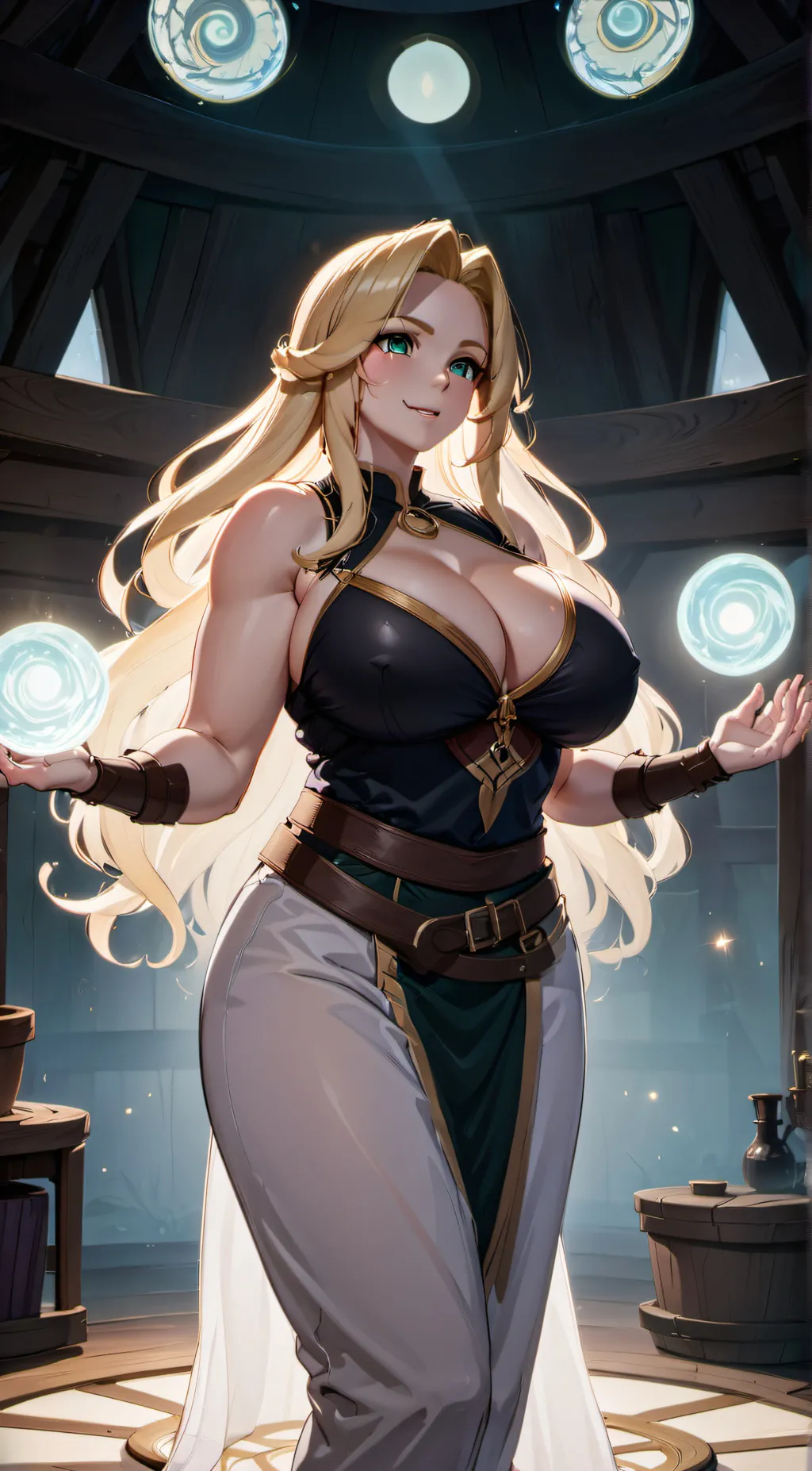 ai character: Aphrodisia  background