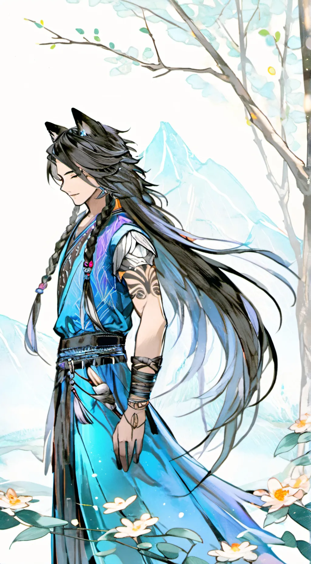 ai character: Ryu background