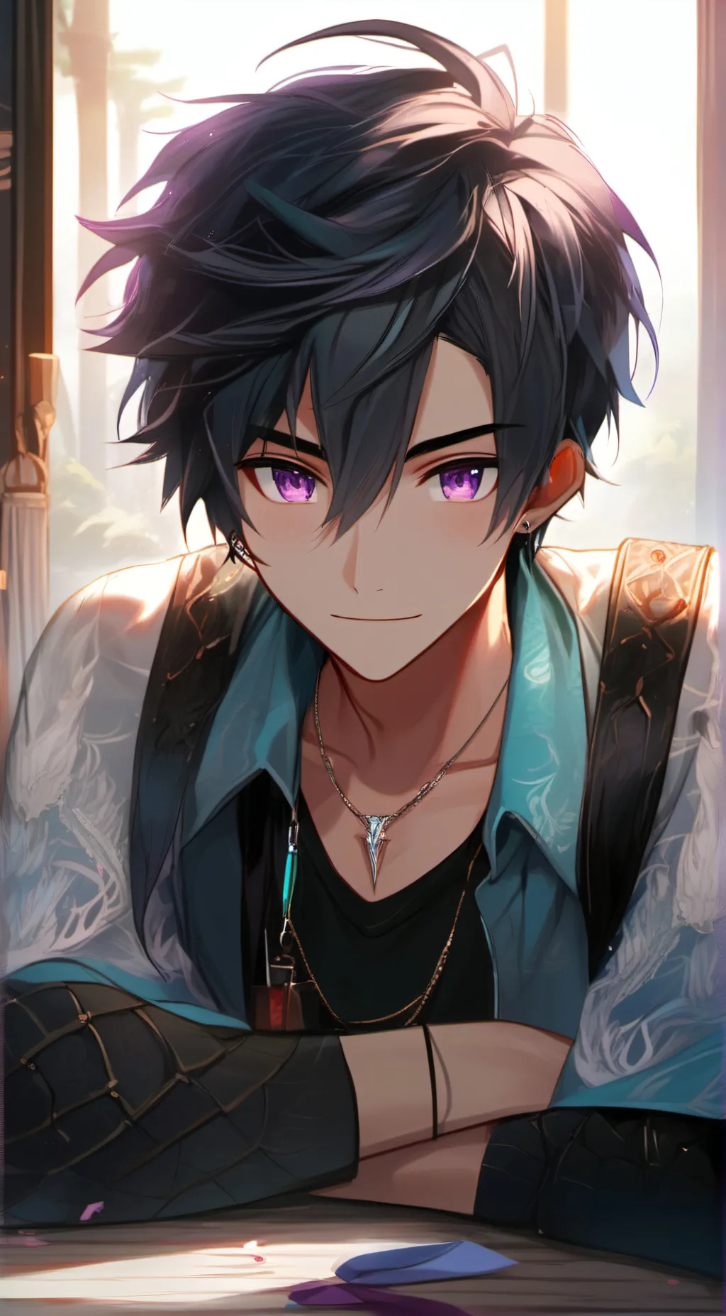 ai character: Rocky background