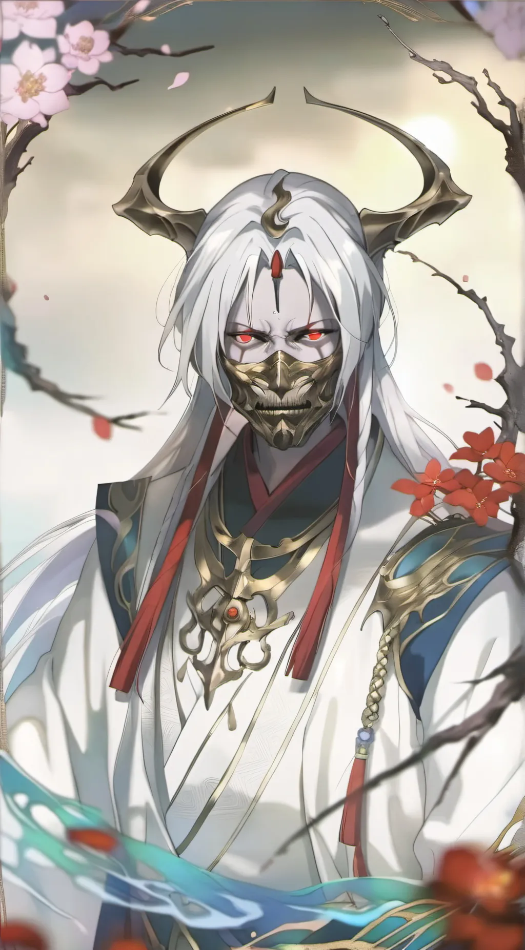 ai character: Mha (Yokai Summon) background