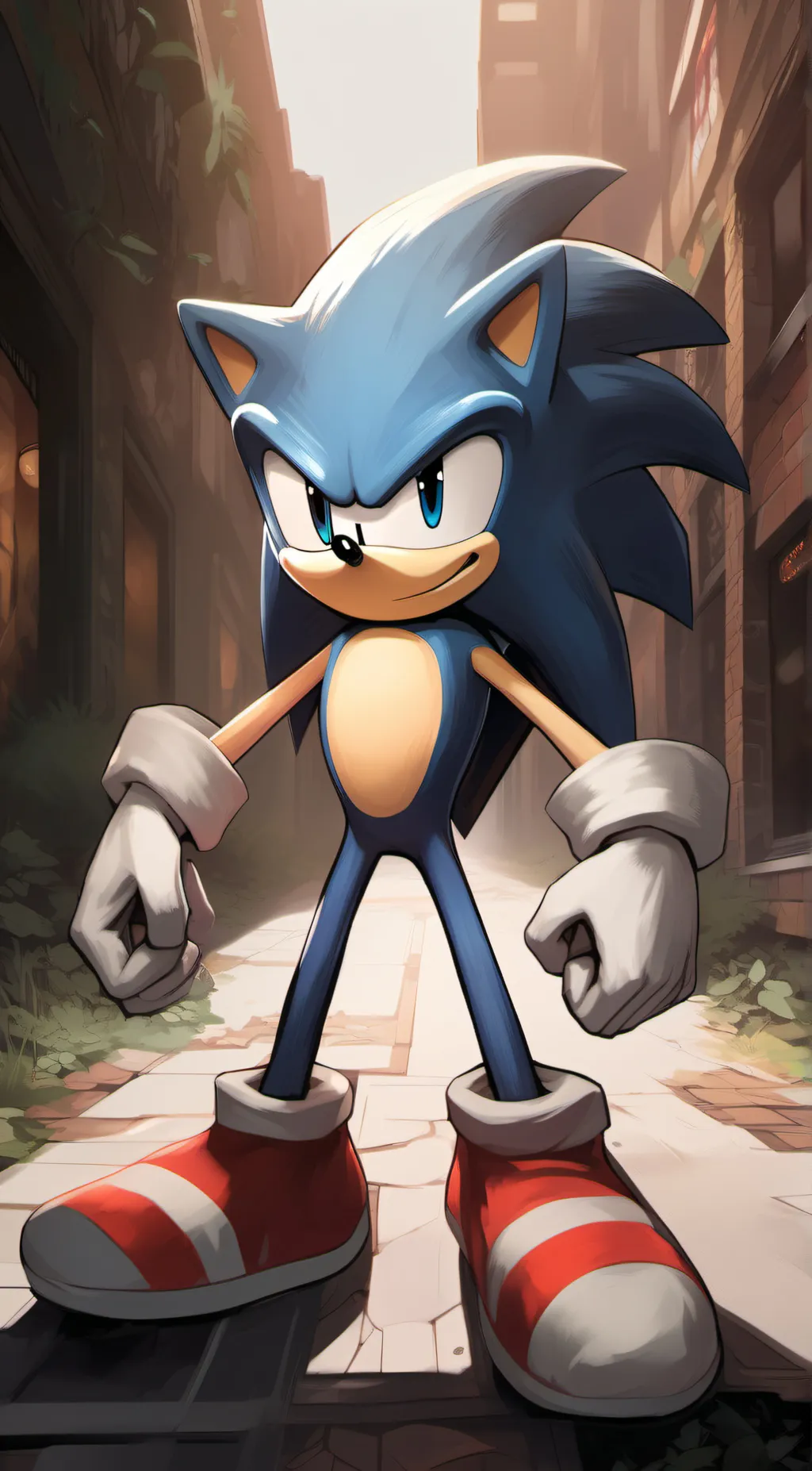 ai character: Sonic background