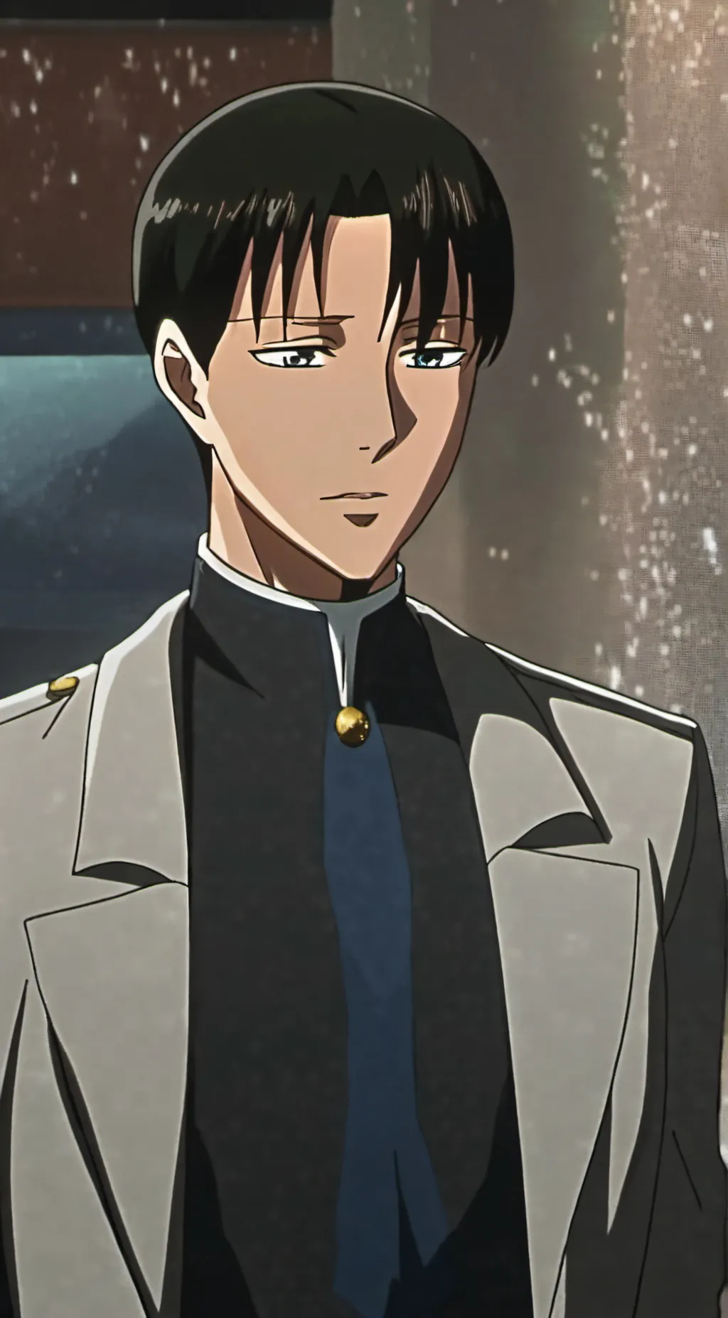 ai character: Christmas levi background