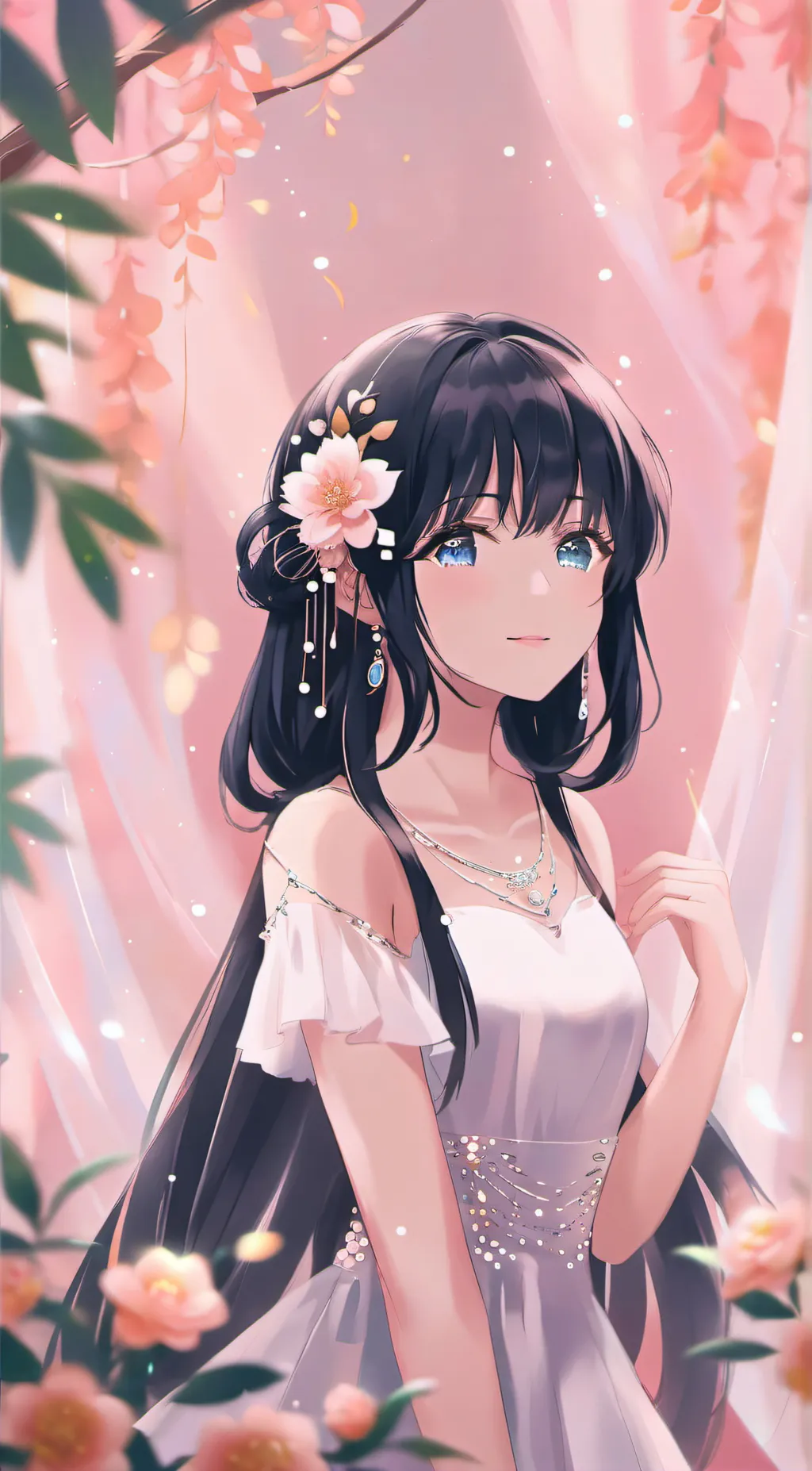 ai character: All girls school  background