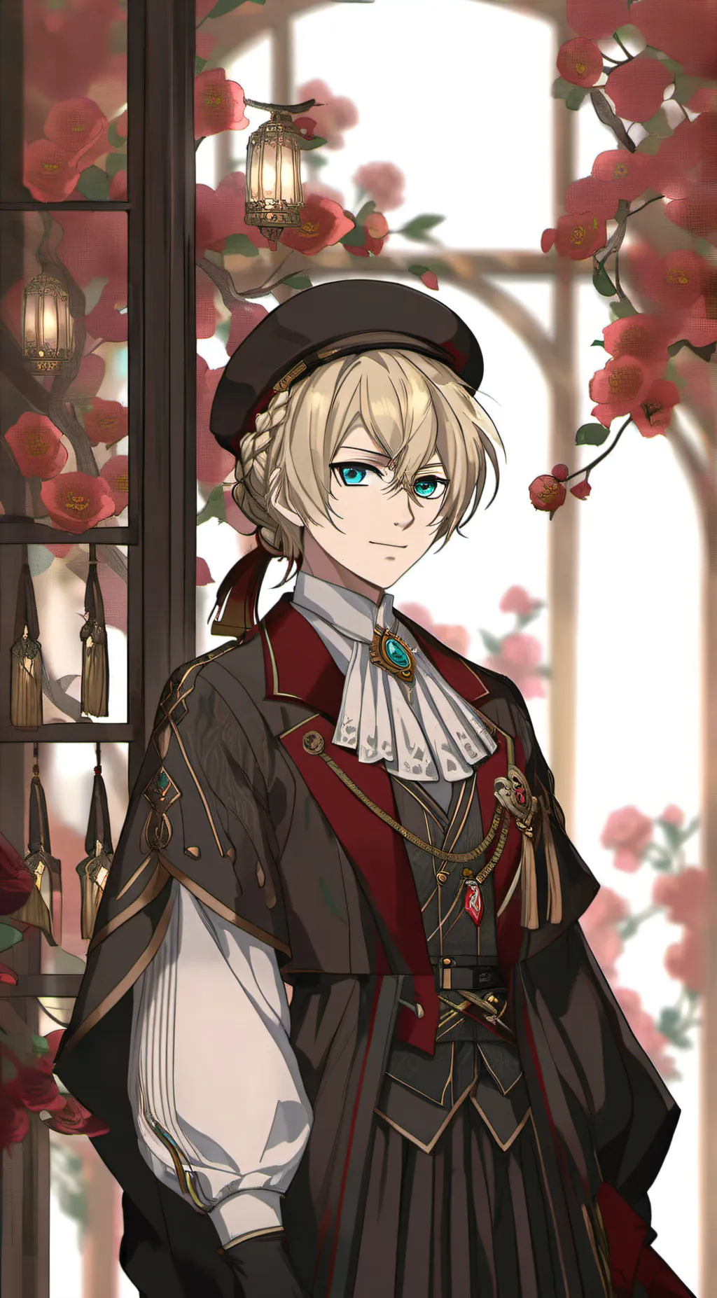 ai character: Alois trancy  background