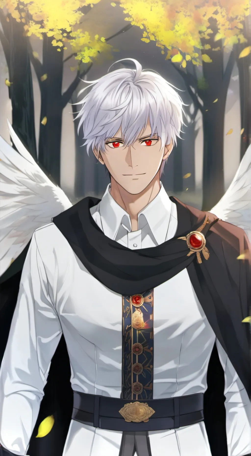 ai character: ash background