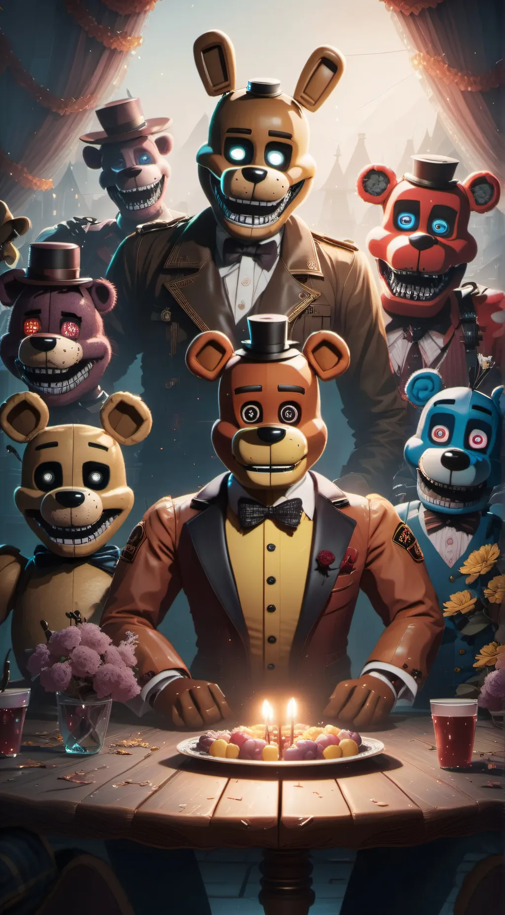 ai character: fnaf background
