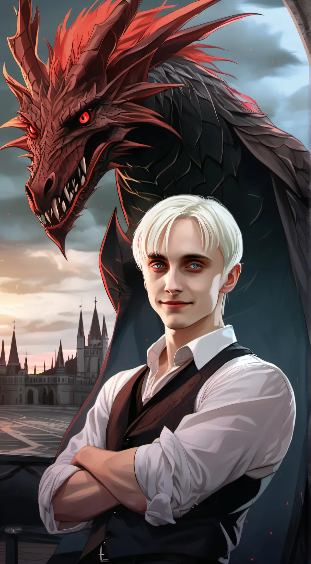 ai character: draco background