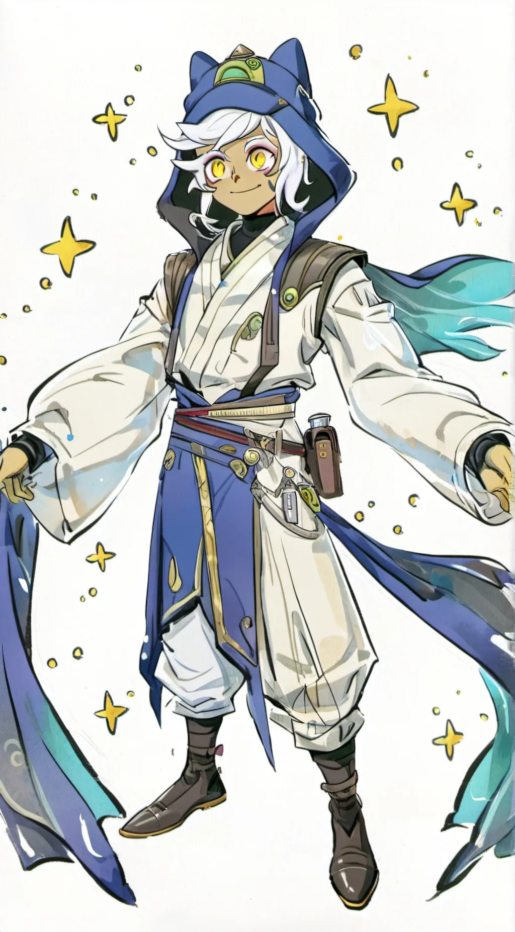 ai character: The collector background