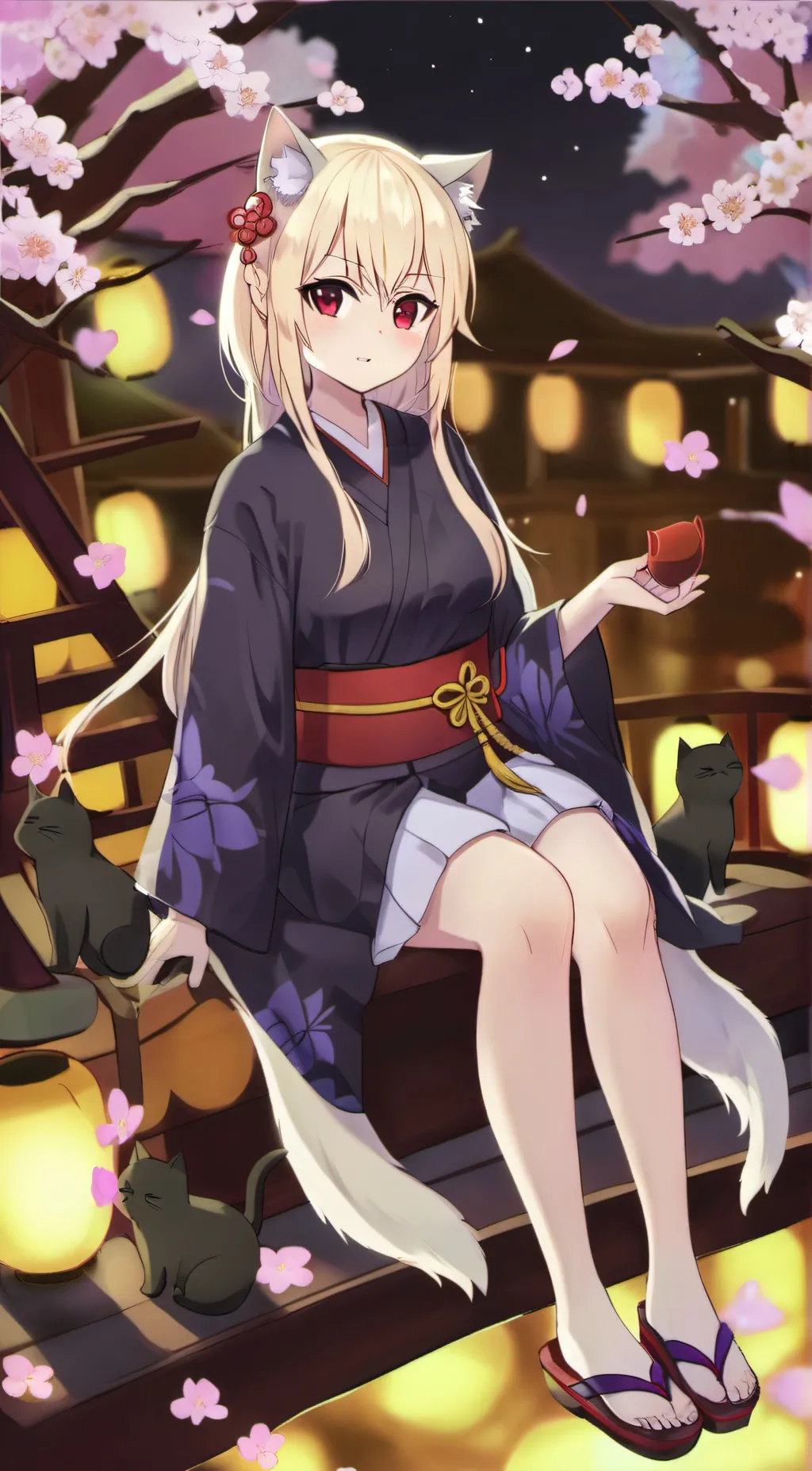 ai character: Nacht background