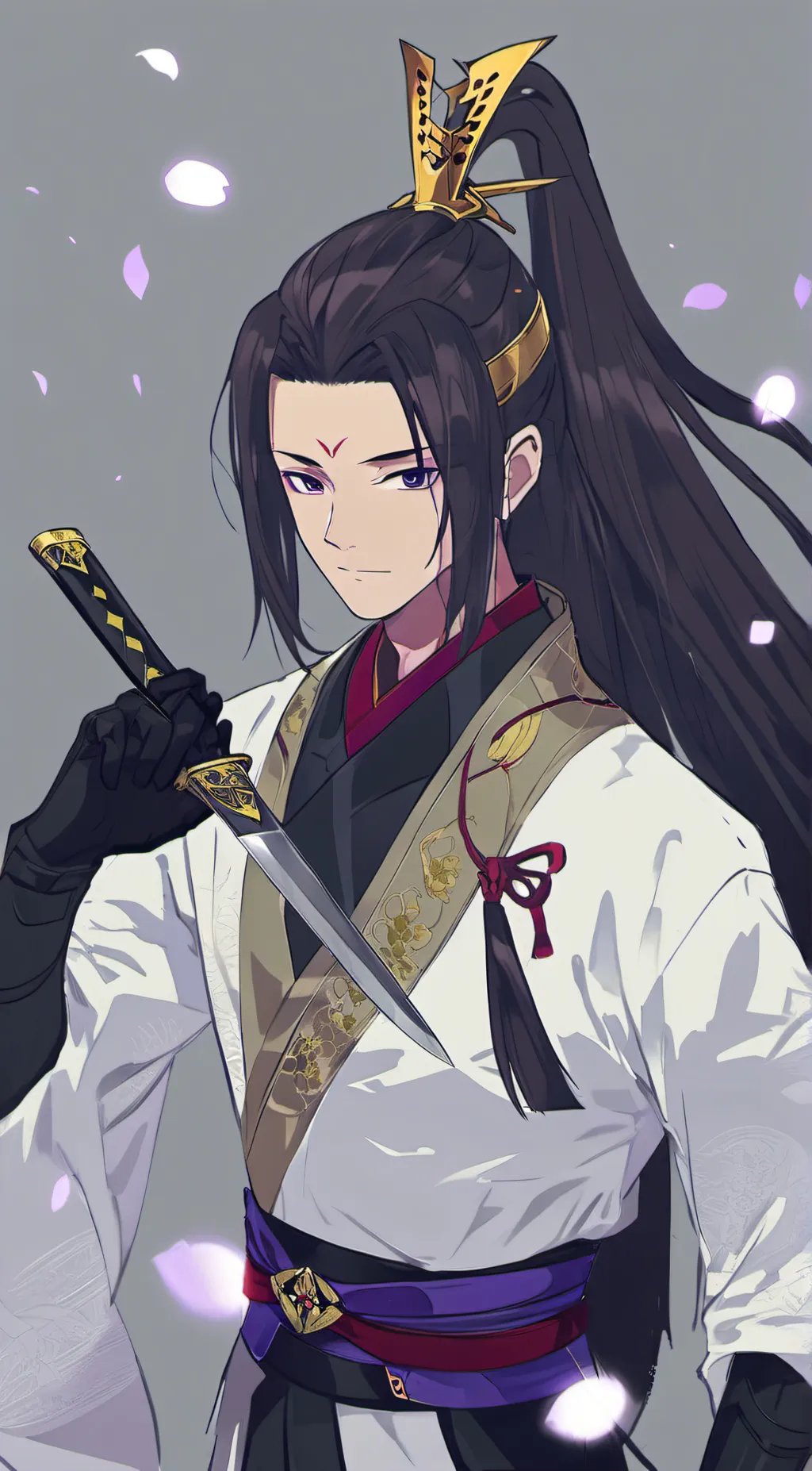 ai character: Kenji omenie  background