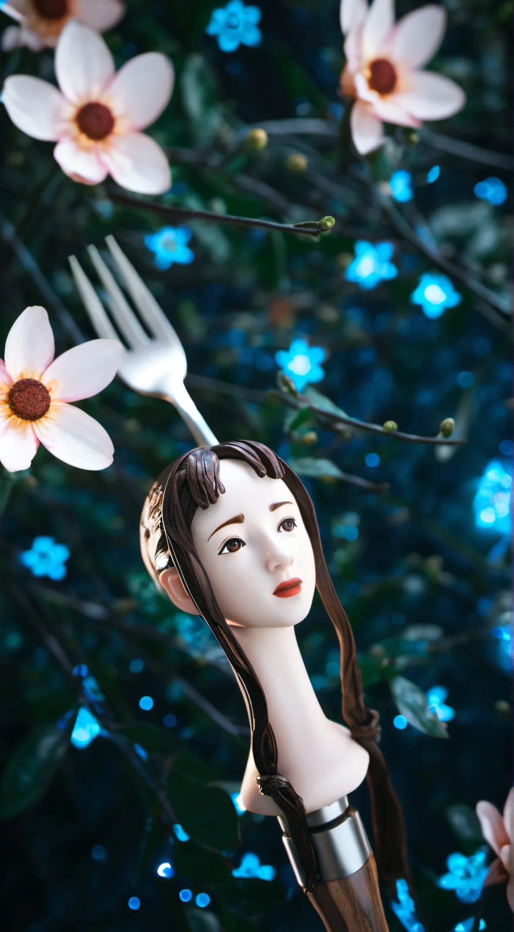 ai character: the fork background