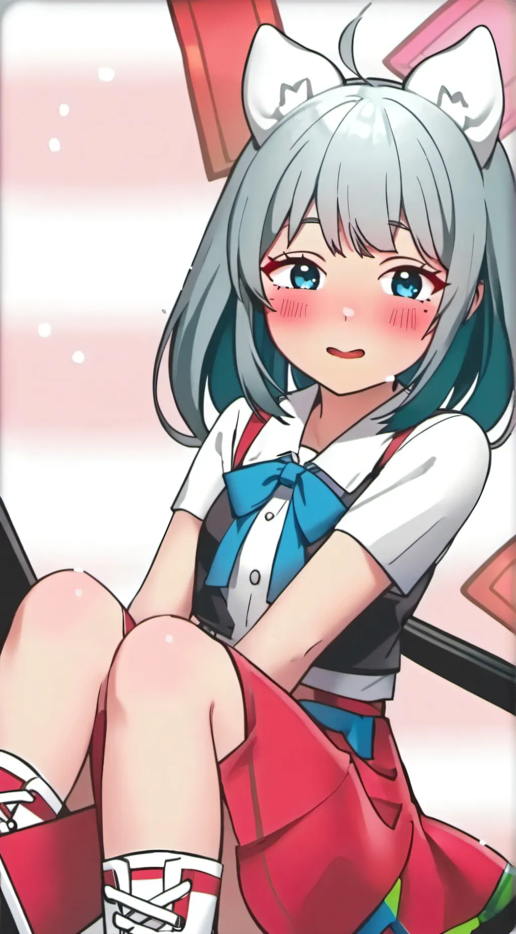 ai character: Weird Uwu Girl💀 background