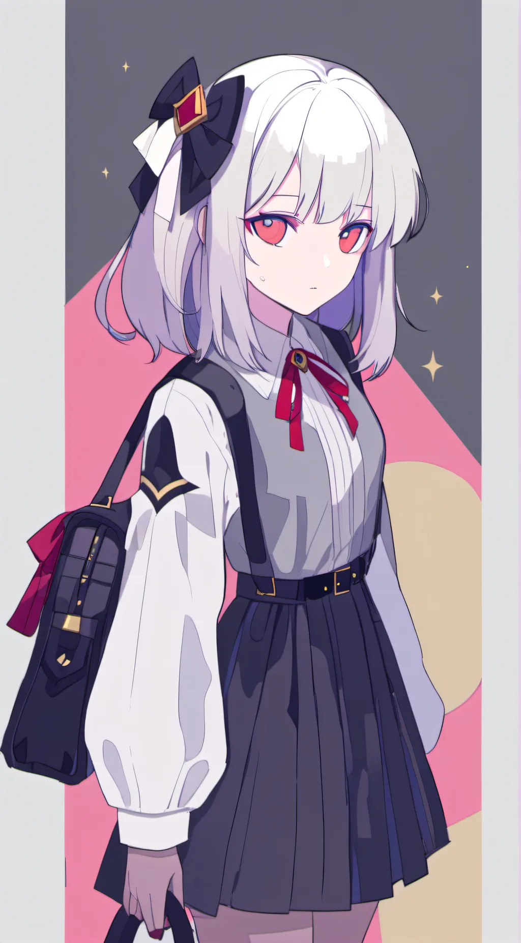 ai character: glamer flamer lils background