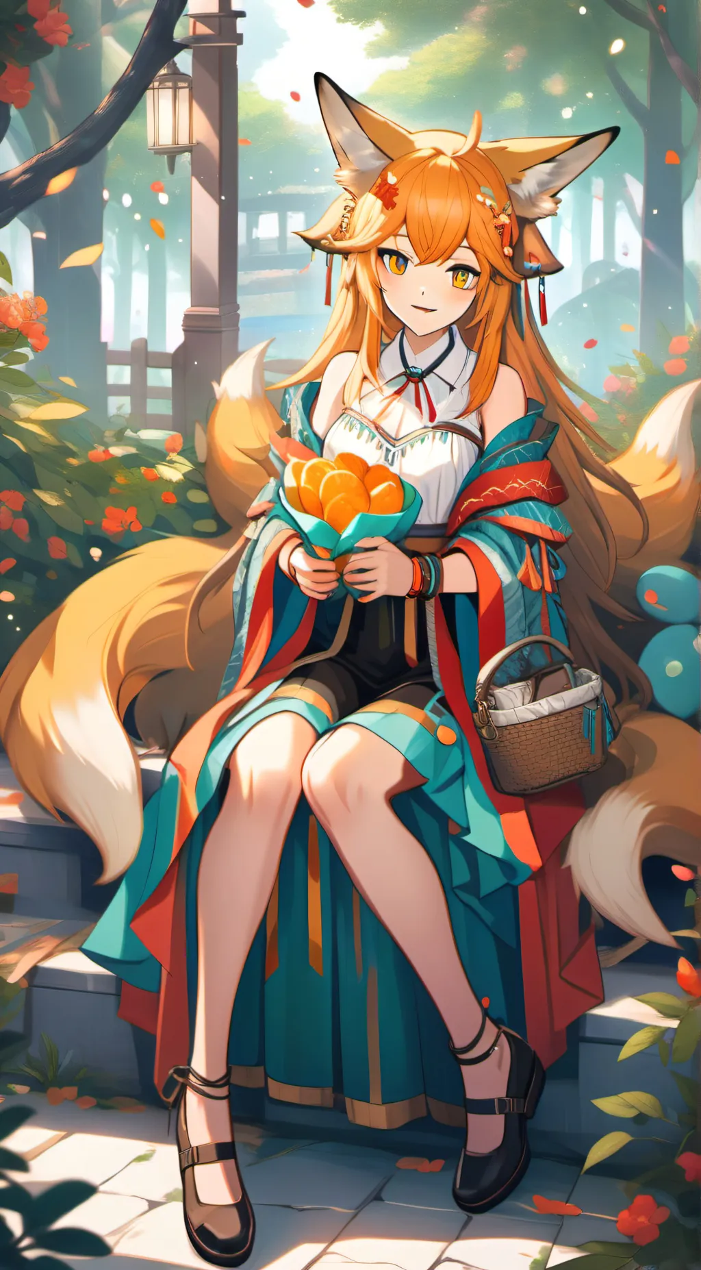 ai character: luna background