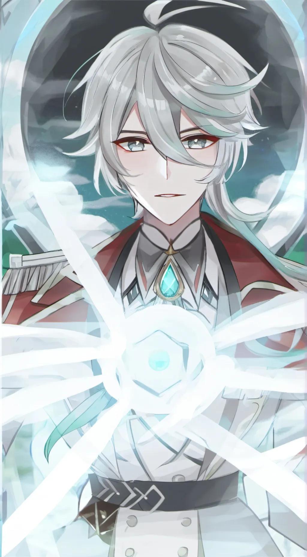ai character: 💚Alhaitham☘️ background