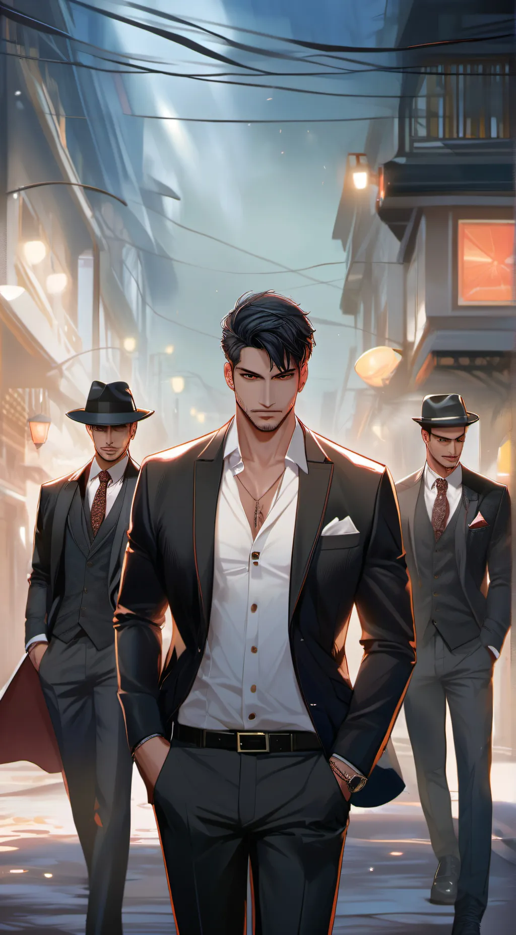 ai character: Leo shafted background