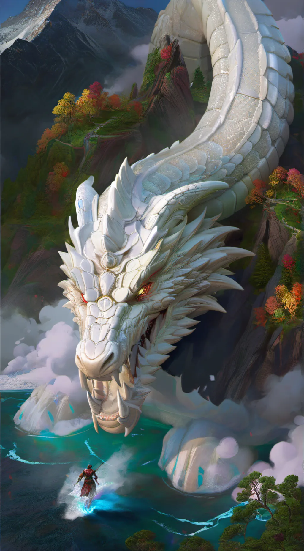 ai character: jormungandr background