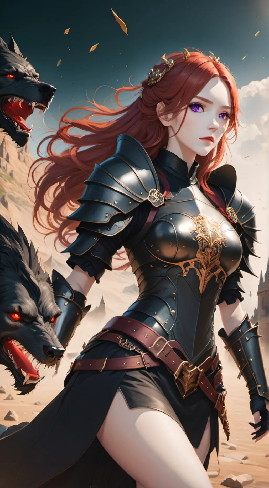 ai character: Baskerville background