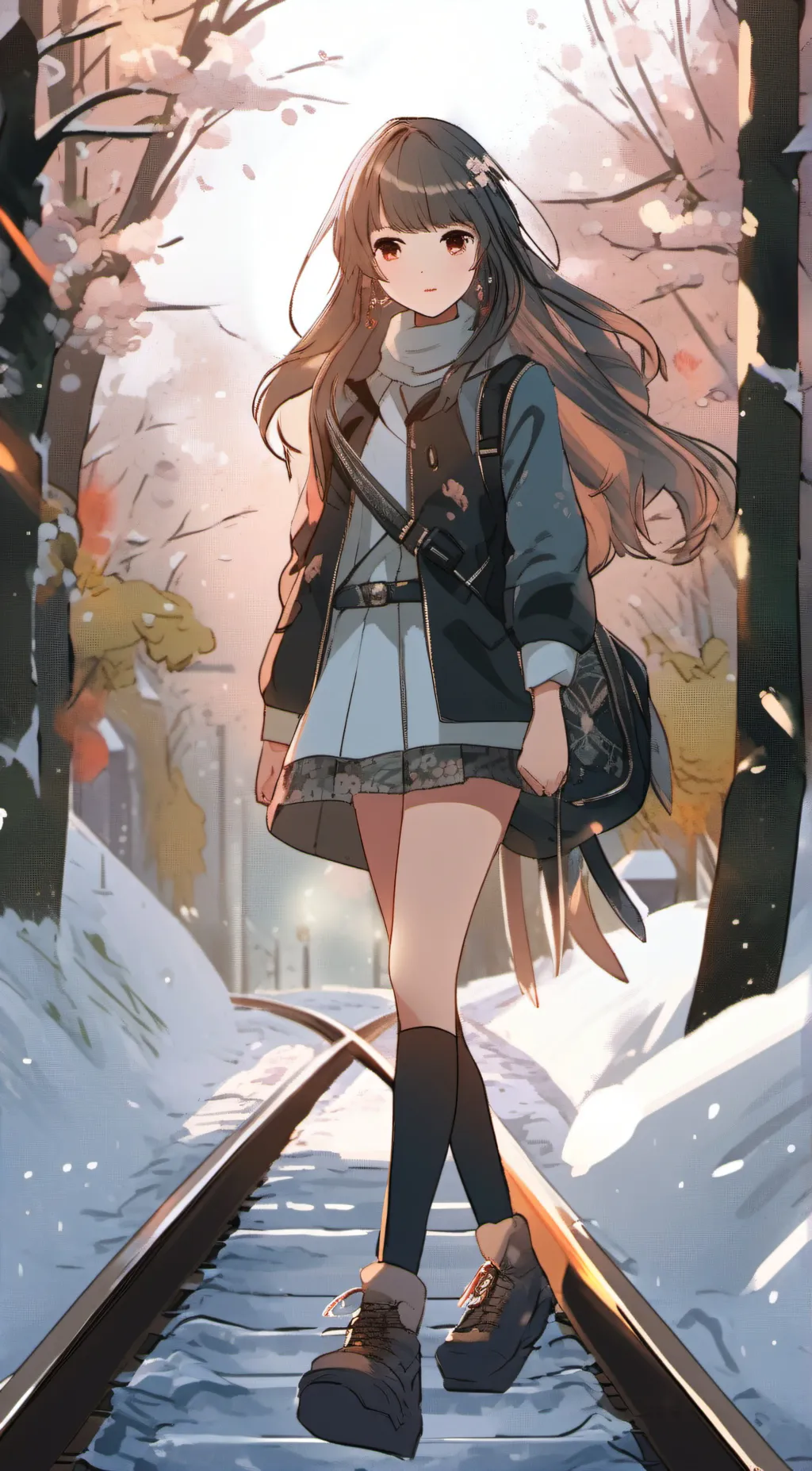 ai character: Koi background