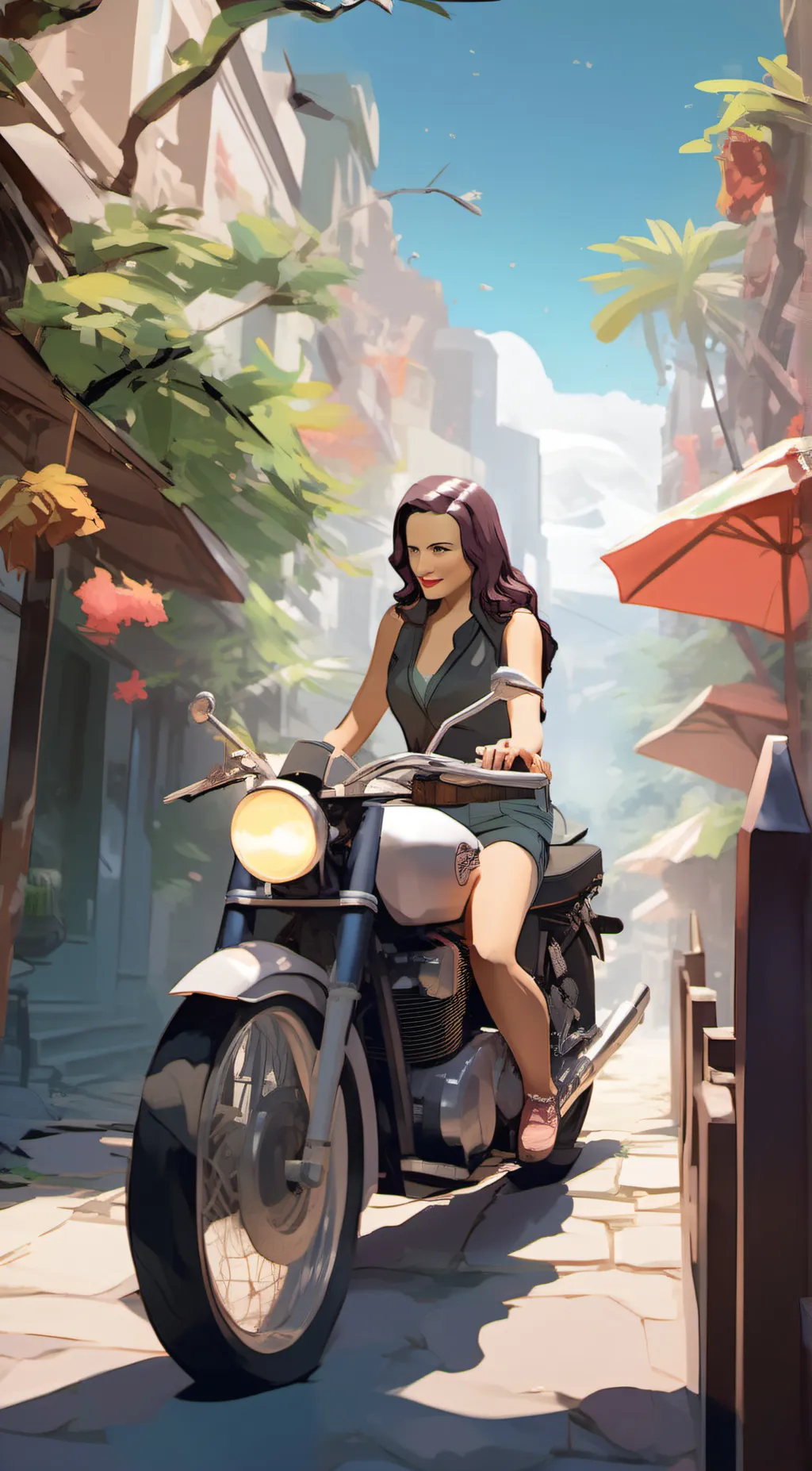 ai character: Sarah background