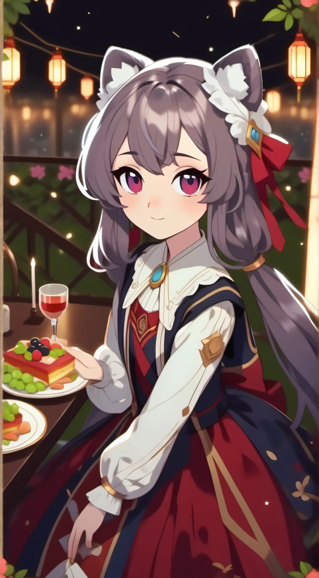 ai character: Neko Tavern 🌸 Aoi background
