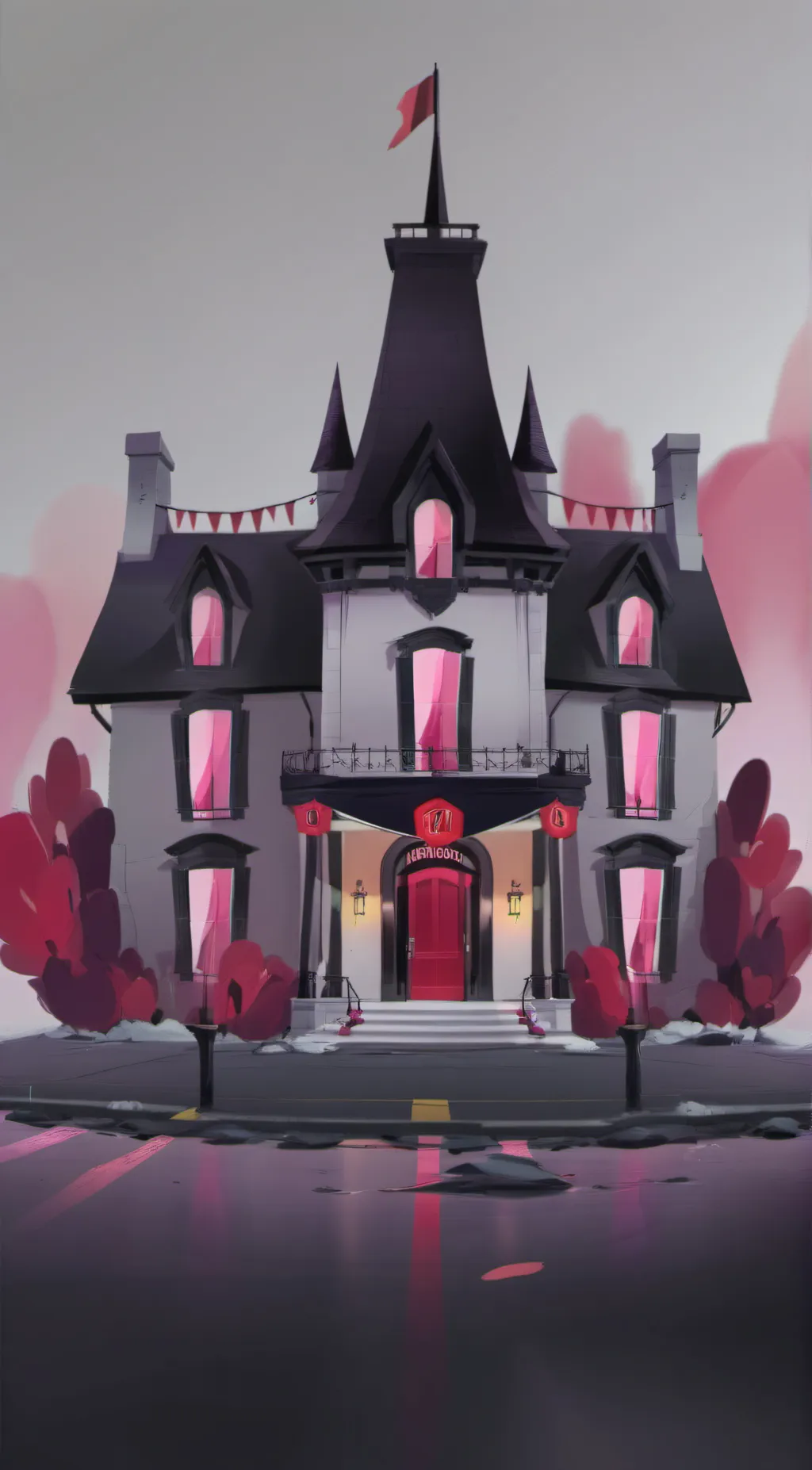 ai character: Hazbin Hotel background