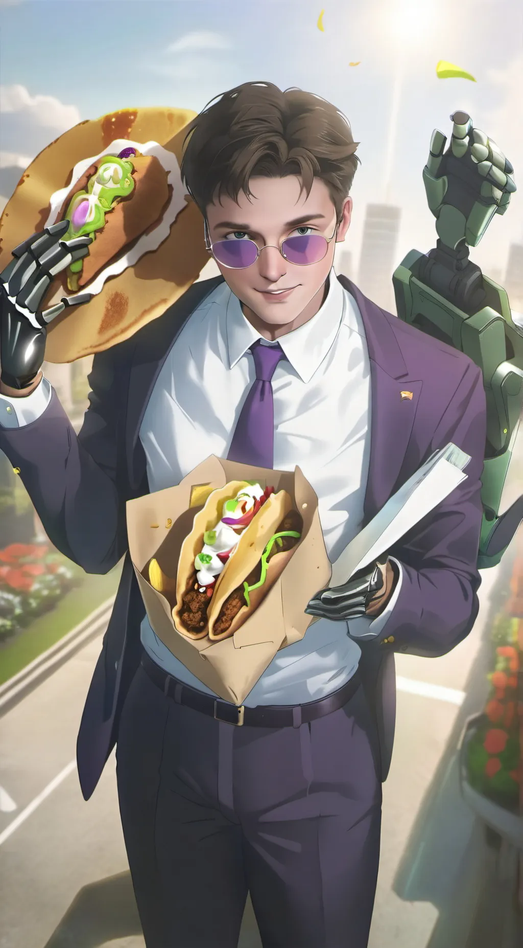 ai character: Boston  background